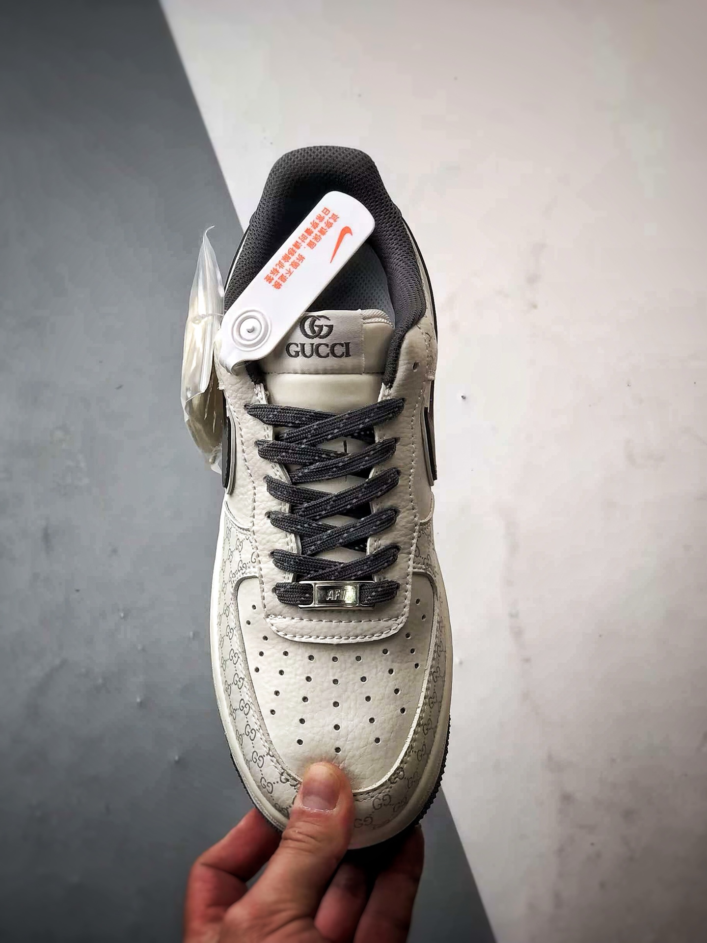 Gucci x Air Force 1 Low 印花白灰 CS5288-003