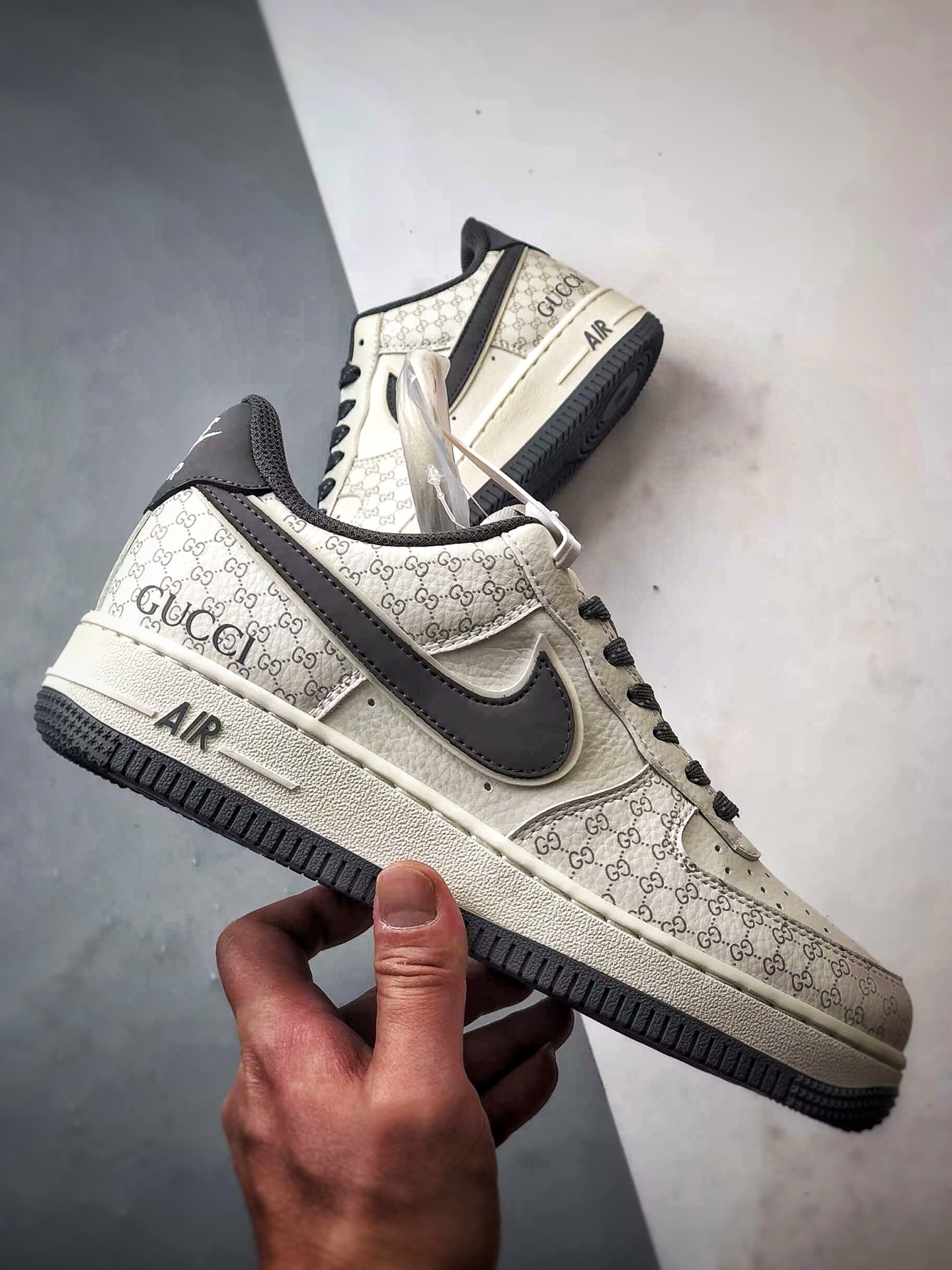 Gucci x Air Force 1 Low 印花白灰 CS5288-003