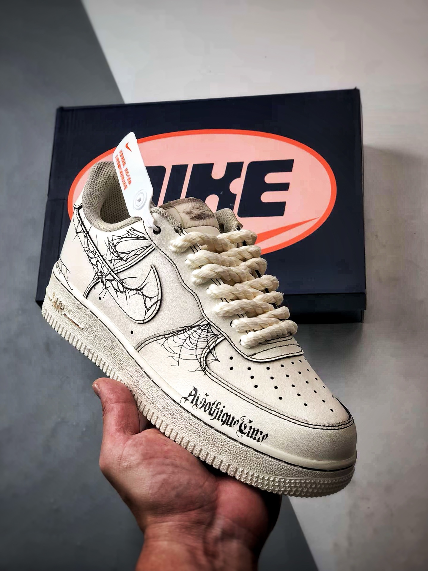 Air Force 1 Low 米黑古宅蛛网 315221-333