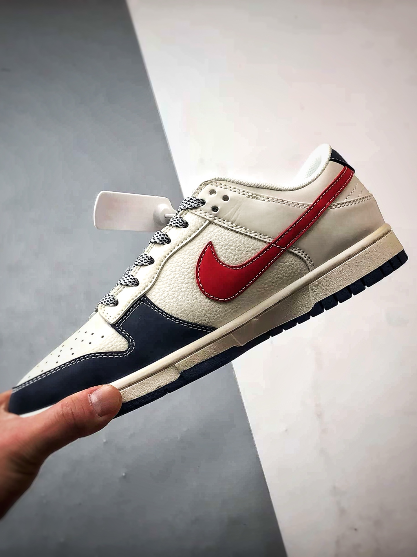 NK Dunk Low Retro ”DIY高端定制” LV反光白蓝红 低帮休闲运动板鞋 JJ2508-563