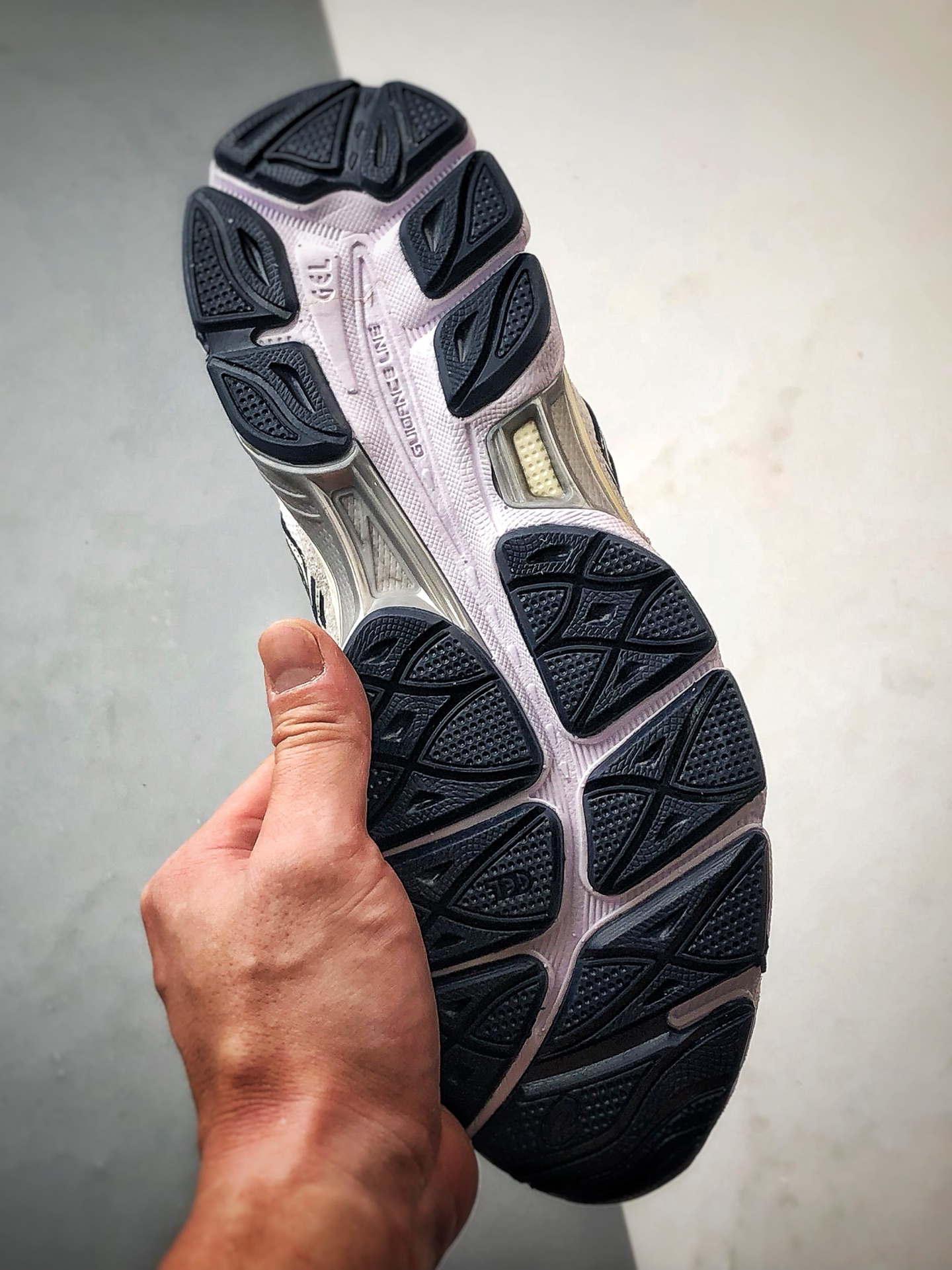 Asics Gel-NYC 复古单品 白灰蓝 亚瑟士新款厚底街头运动休闲鞋