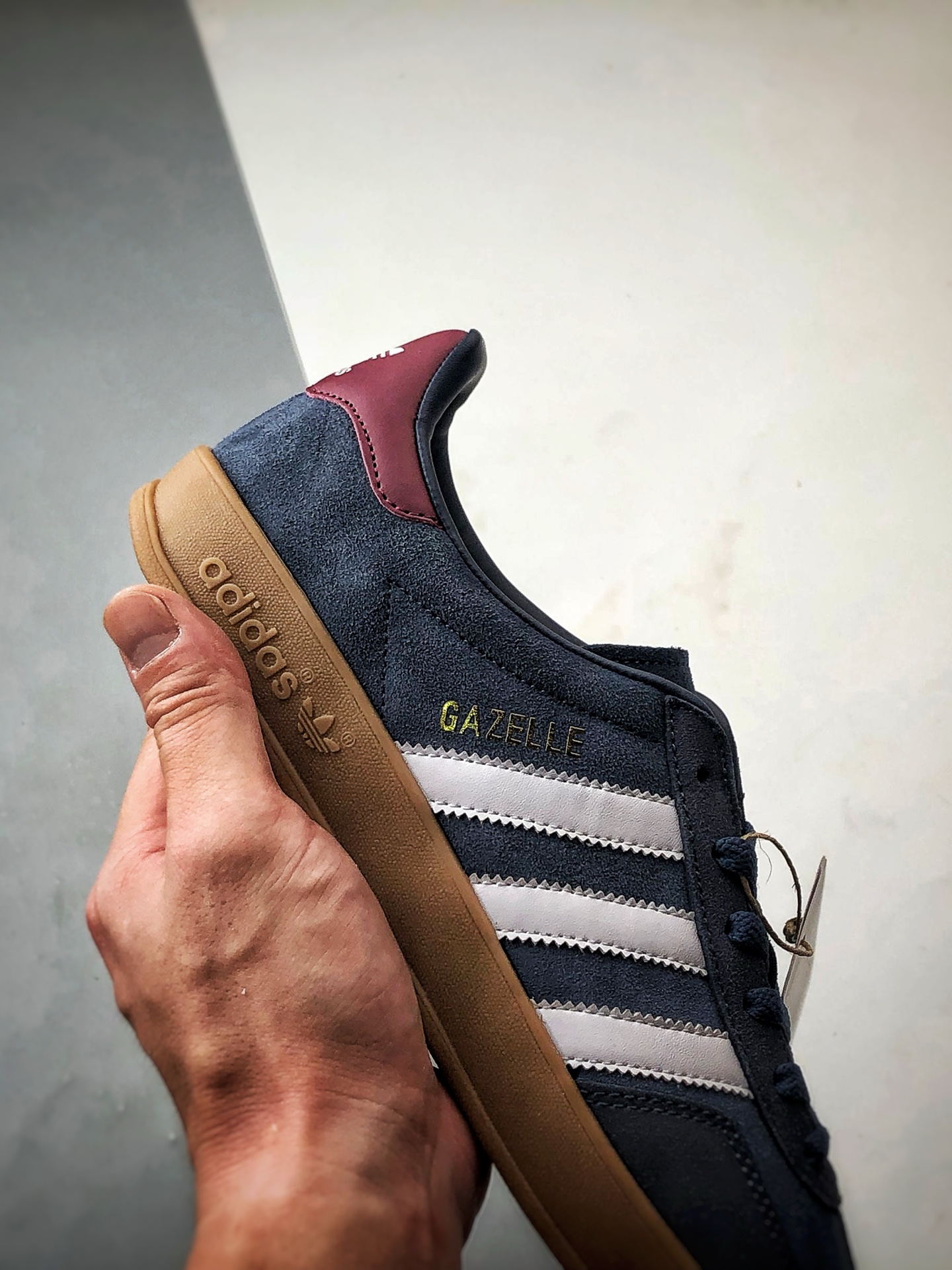 160 AD Originals Gazelle Indoor 藏蓝白 三叶草复古休闲运动板鞋 JI3522