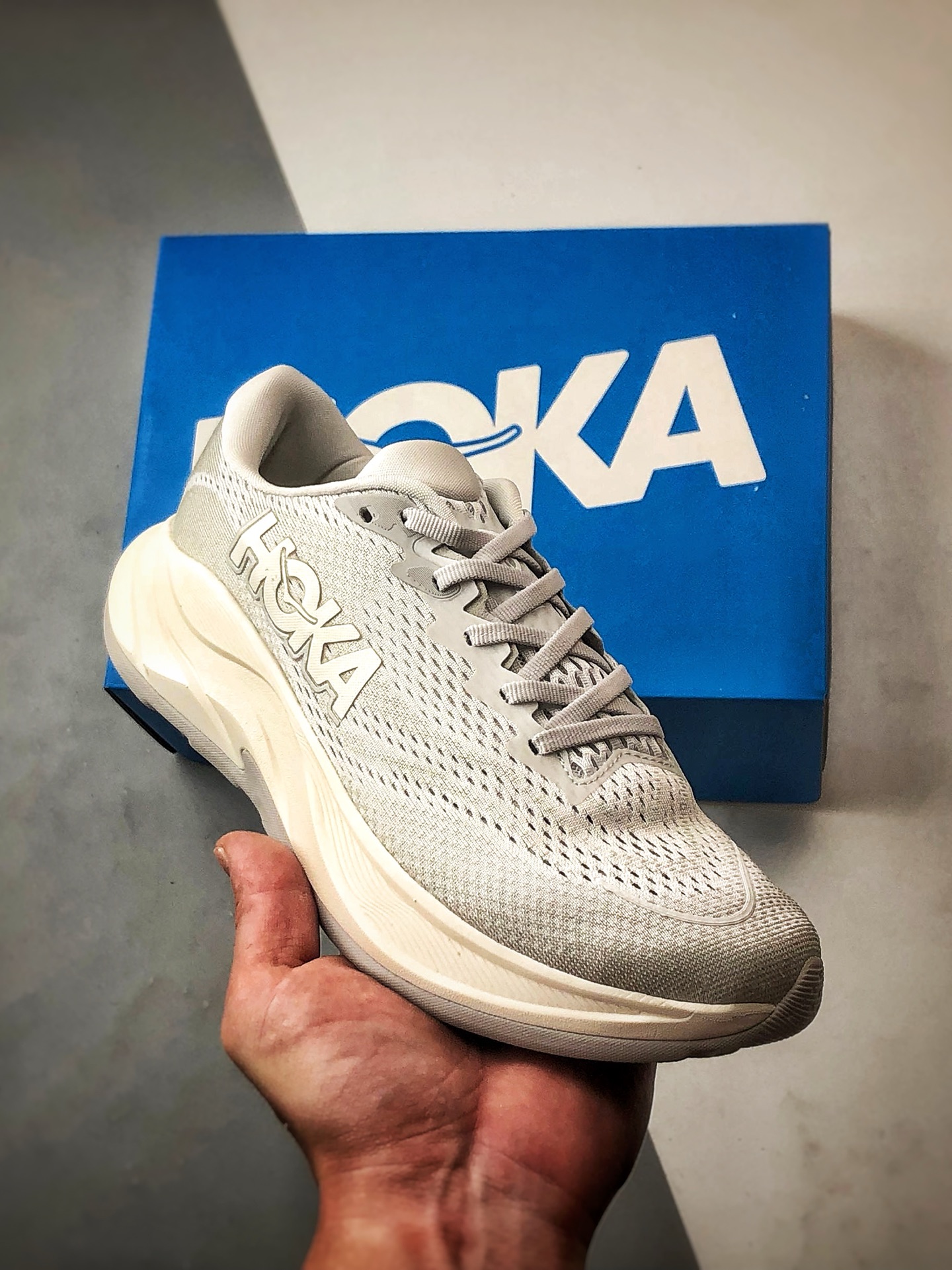 220 Hoka One One Rincon 4 灰白 林康4代公路休闲跑步鞋 1155130-SSTC