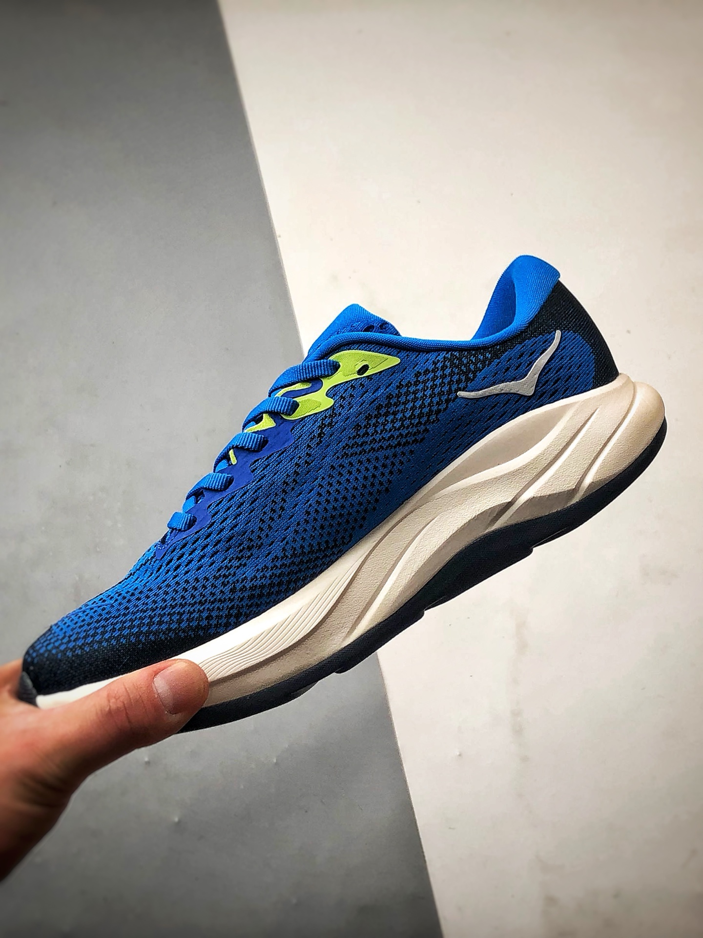 Hoka One One Rincon 4 蓝白 林康4代公路休闲跑步鞋 1155130-ECC
