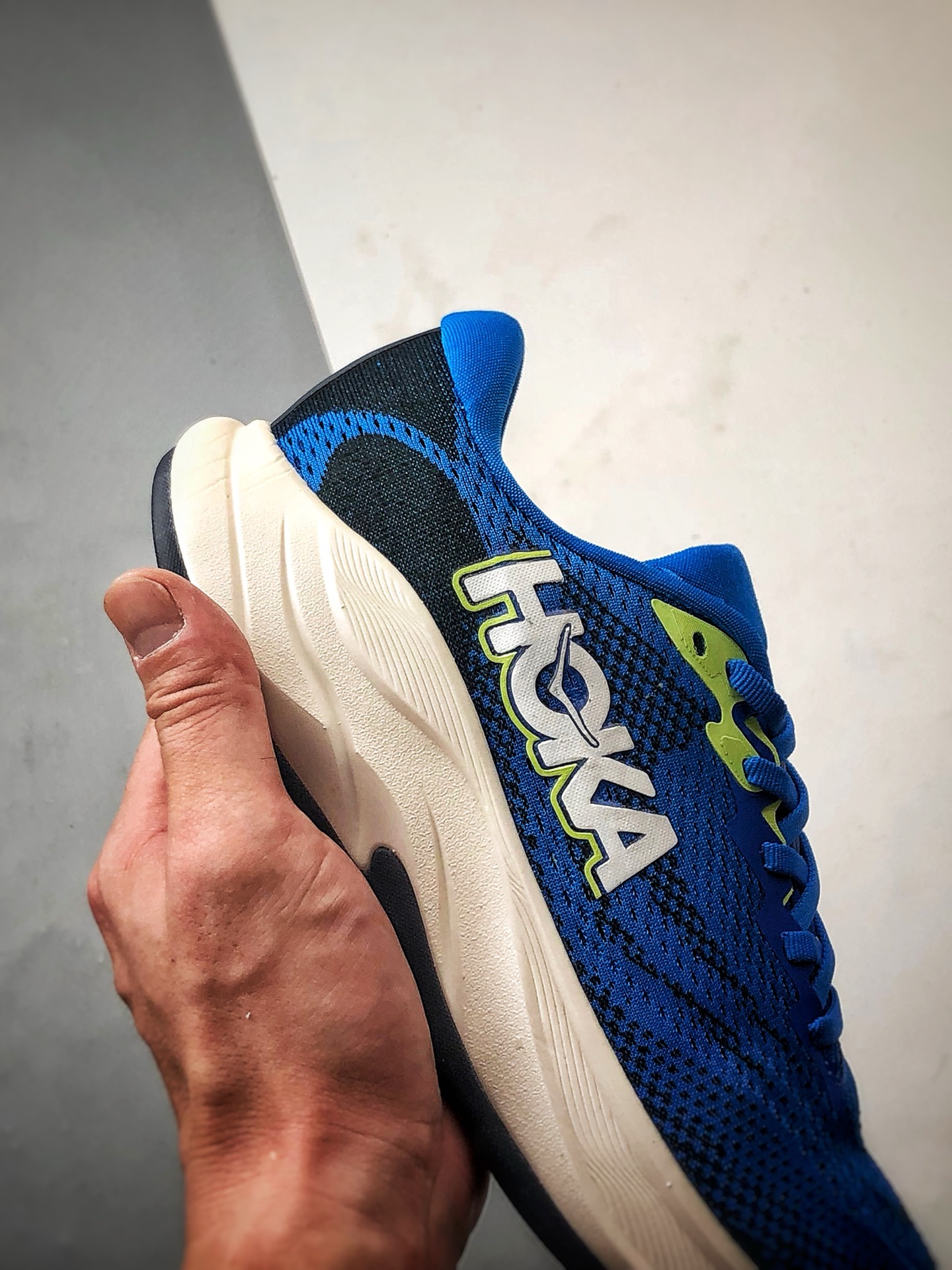 Hoka One One Rincon 4 蓝白 林康4代公路休闲跑步鞋 1155130-ECC