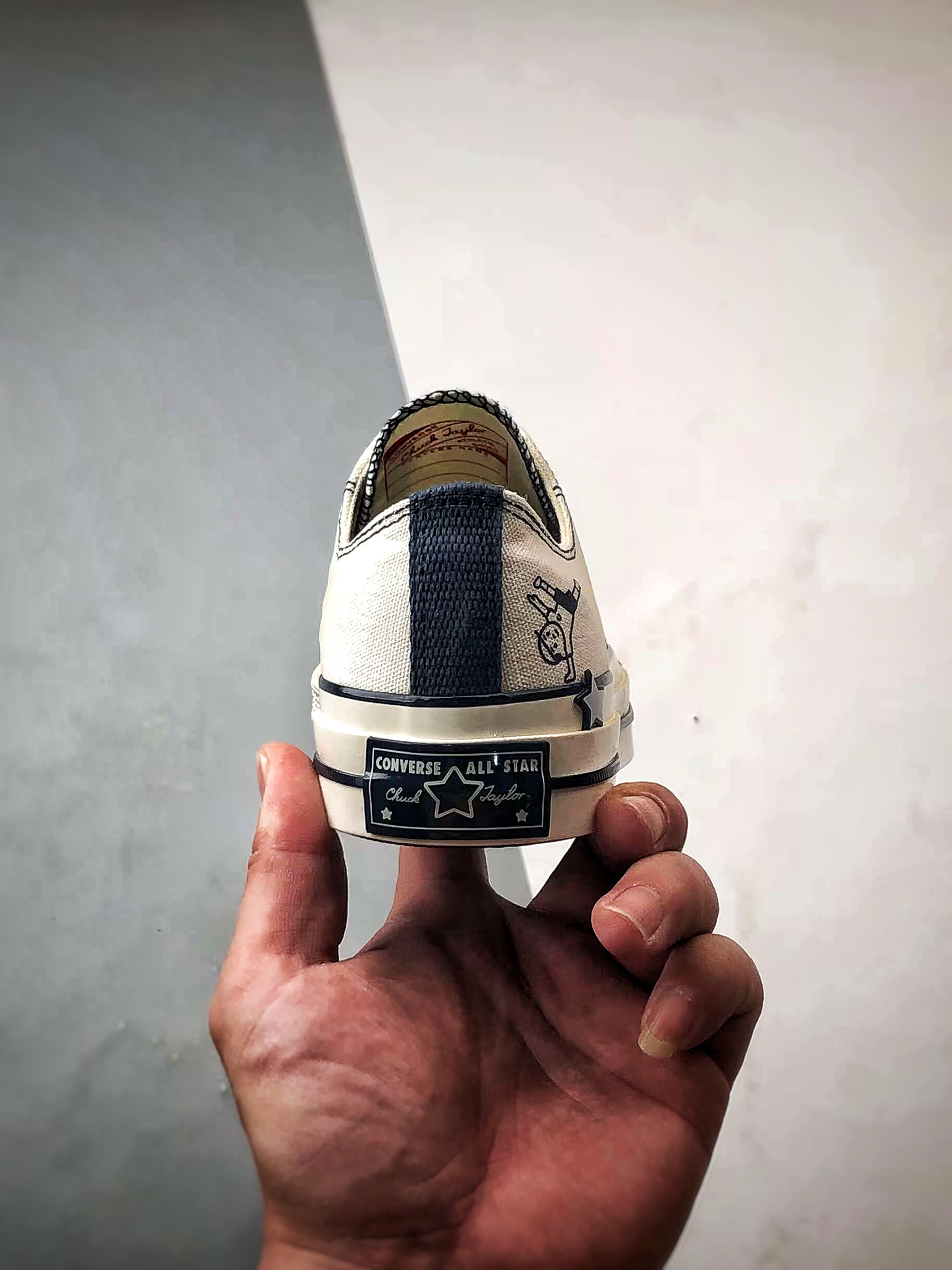 140 Converse x Noritake/则武 联名系列 白蓝 王源同款 百搭舒适低帮帆布鞋
