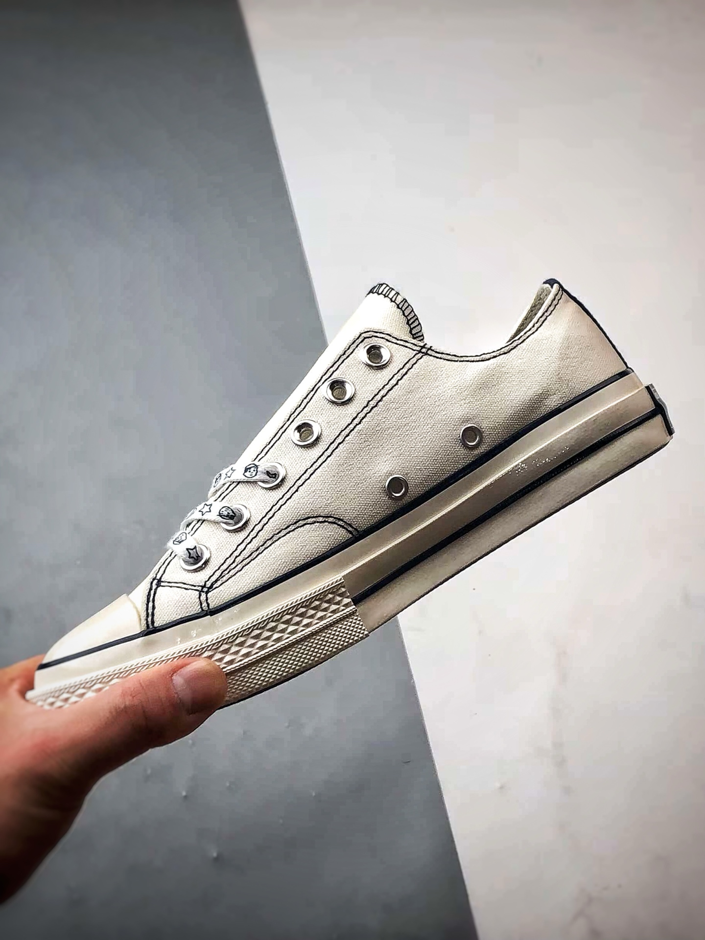 140 Converse x Noritake/则武 联名系列 白蓝 王源同款 百搭舒适低帮帆布鞋