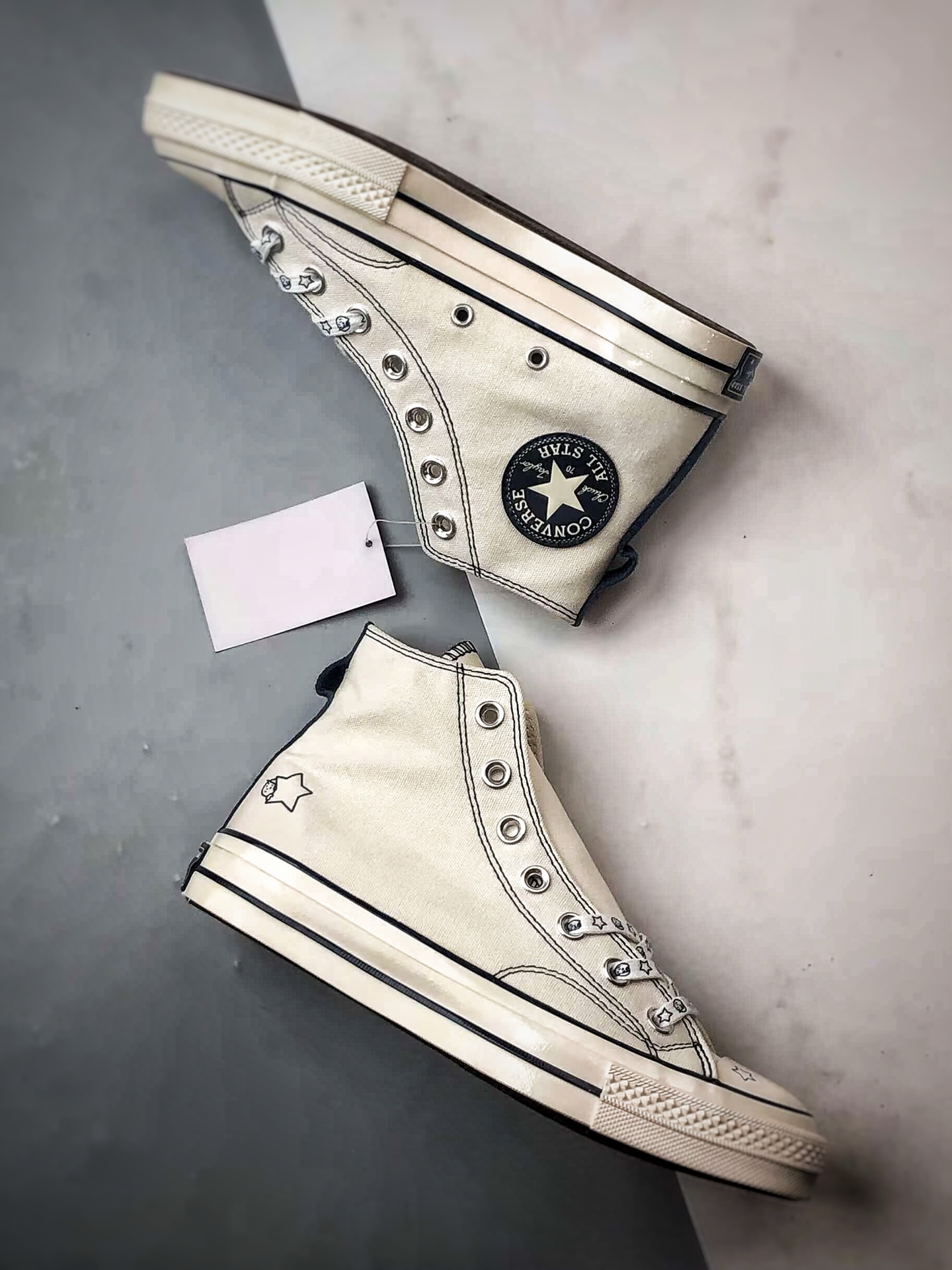 140 Converse x Noritake/则武 联名系列 白蓝 王源同款 百搭舒适高帮帆布鞋