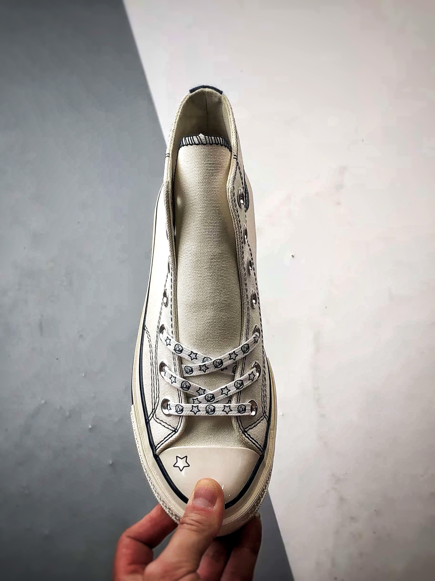 140 Converse x Noritake/则武 联名系列 白蓝 王源同款 百搭舒适高帮帆布鞋