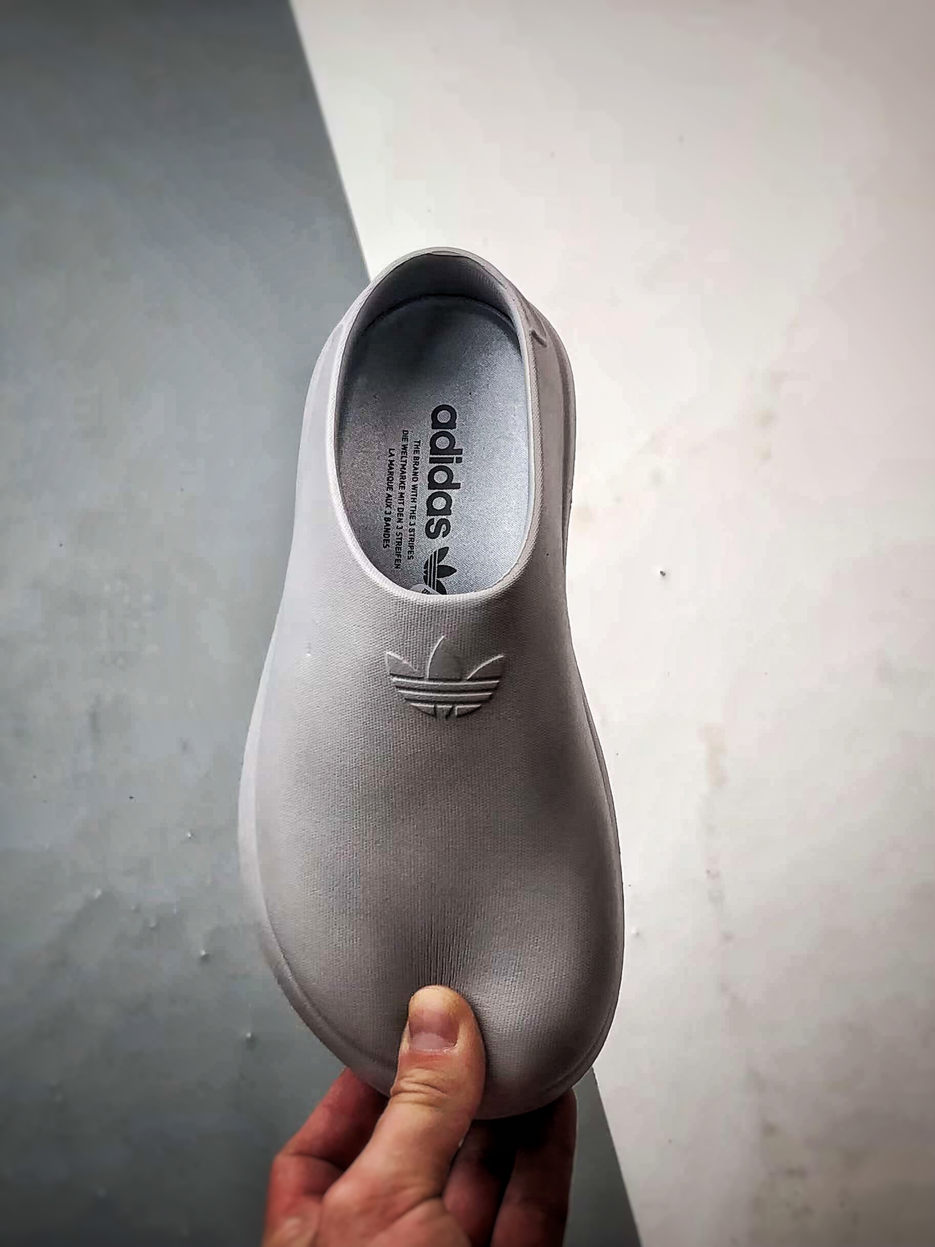 100 AD Originals AdiFOM Stan Smith Mule 银色 防滑耐磨轻便运动凉鞋穆勒厨师鞋