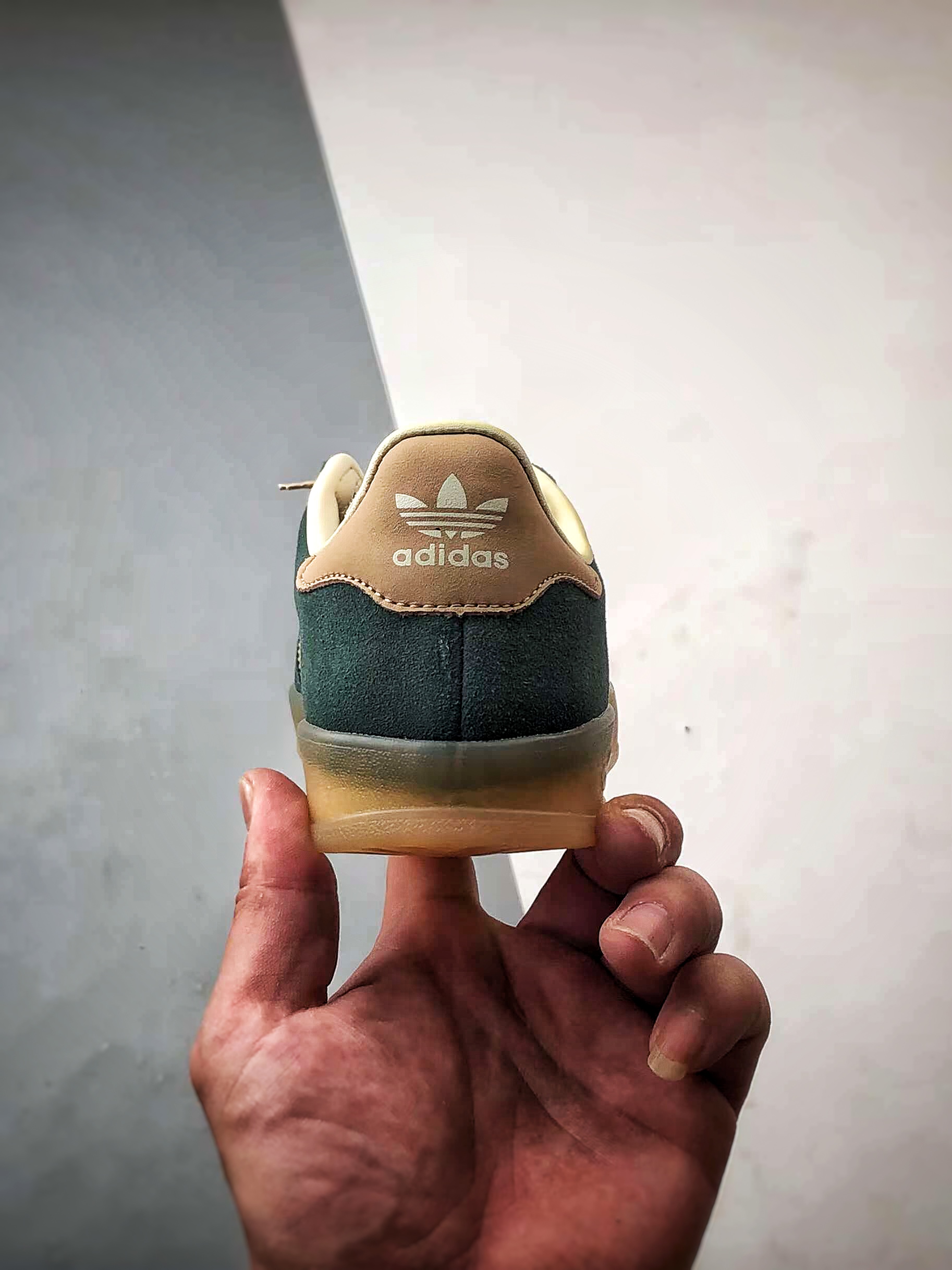 AD Originals Gazelle Indoor 棕绿 三叶草复古休闲运动板鞋 JH5402