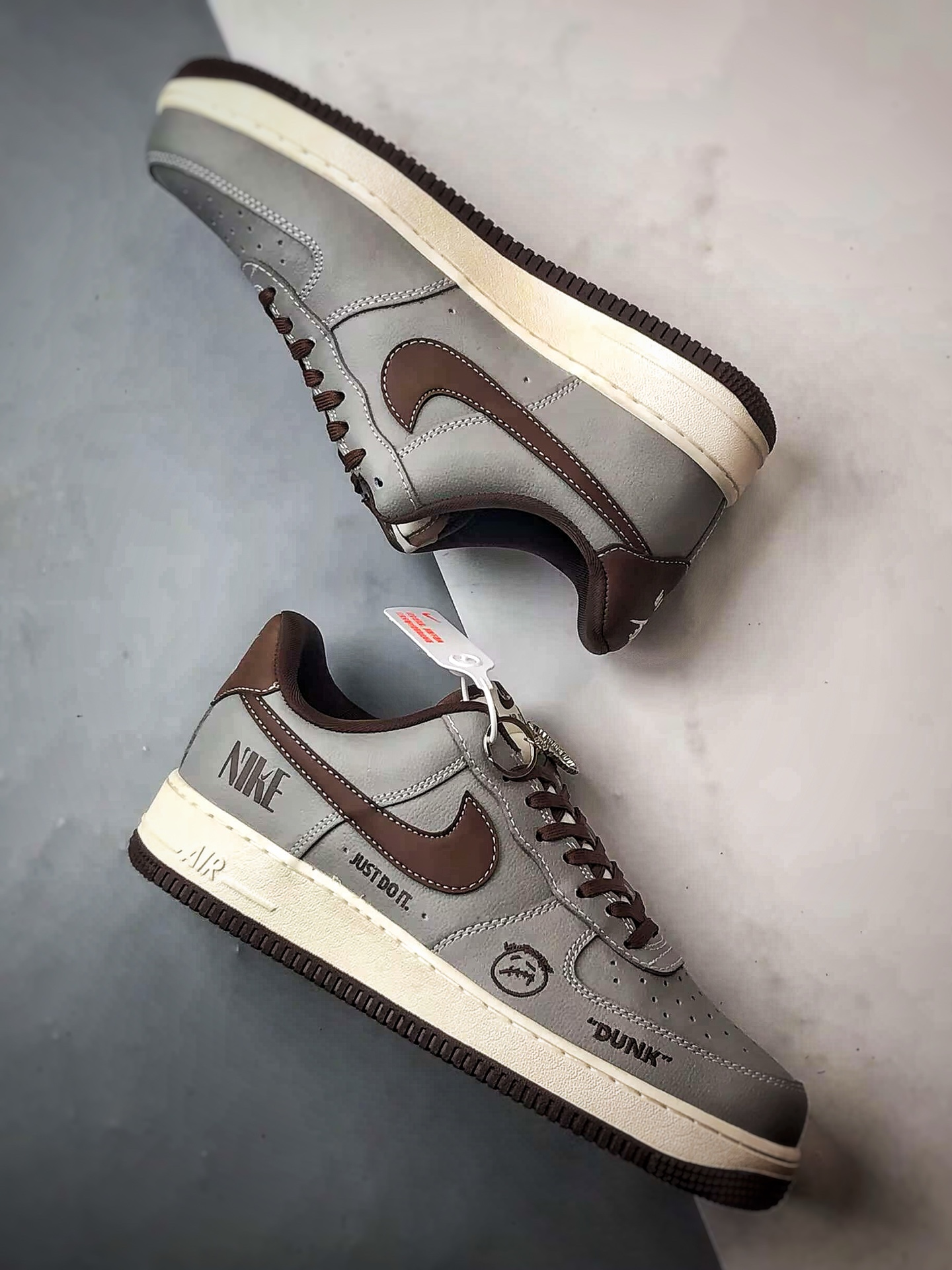 260 Air Force 1 Low 印字灰棕鬼脸 KK1988-073
