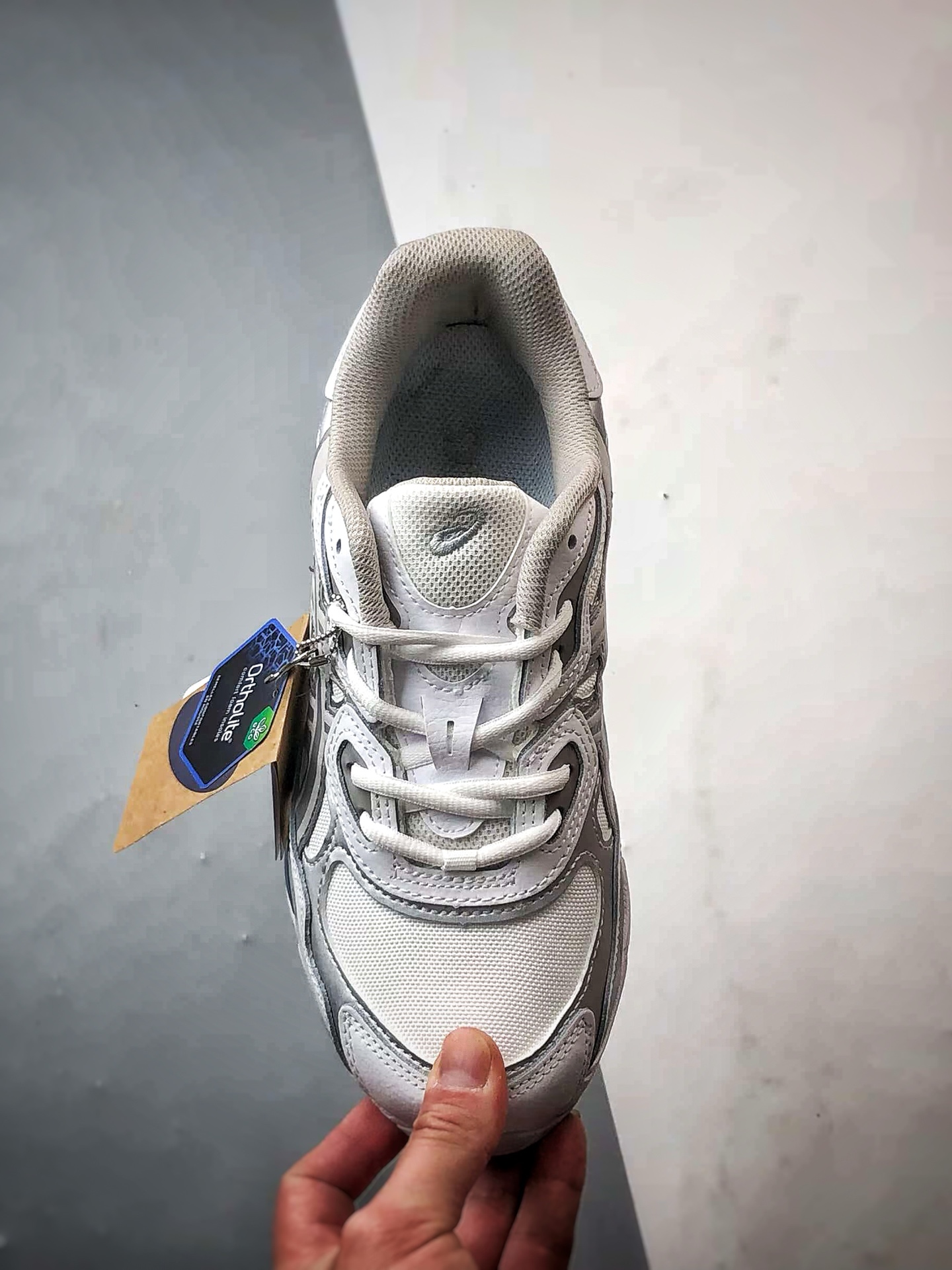 Asics Gel-NYC 复古单品 白灰色 亚瑟士新款厚底街头运动休闲鞋