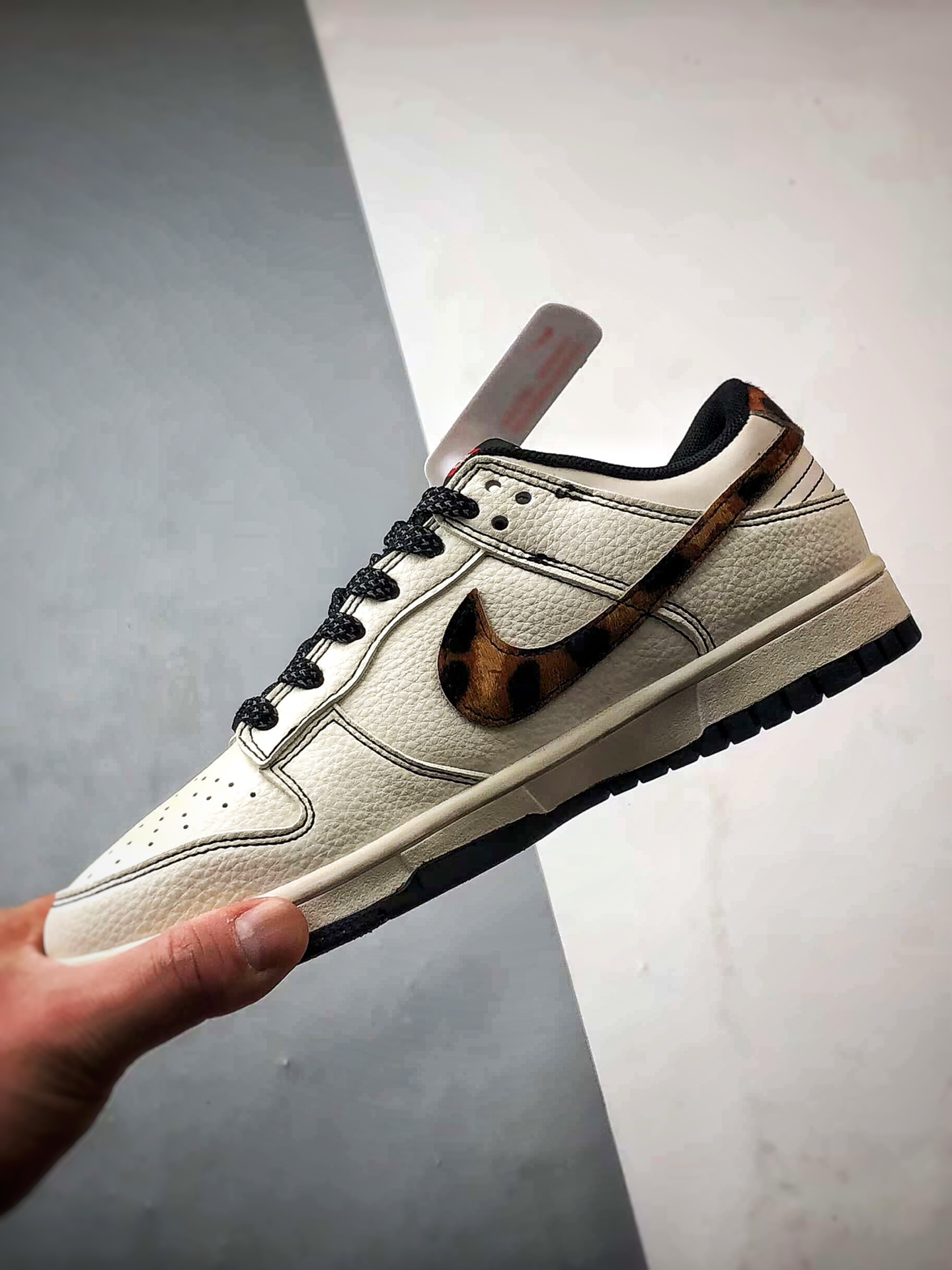 270 NK Dunk Low Retro ”DIY高端定制” Sup白黑棕豹纹 低帮休闲运动板鞋 ZH2598-269