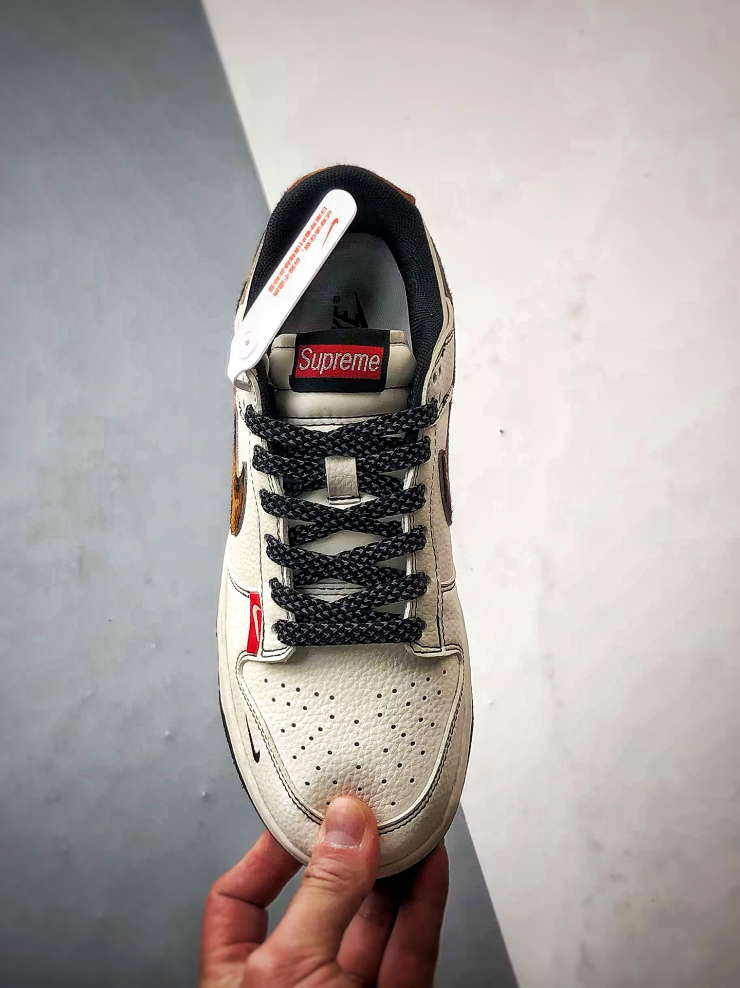 270 NK Dunk Low Retro ”DIY高端定制” Sup白黑棕豹纹 低帮休闲运动板鞋 ZH2598-269