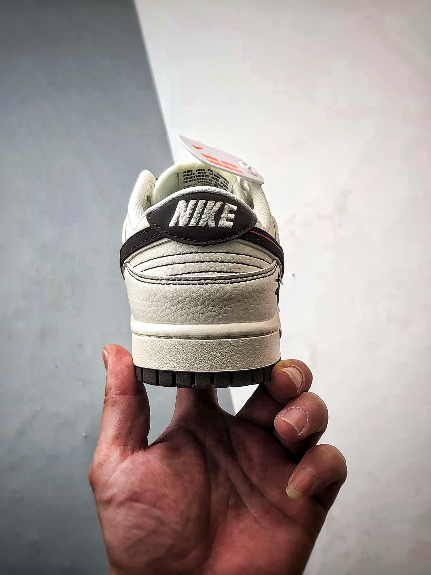 NK Dunk Low Retro ”DIY高端定制” 斯图西米白深棕 低帮休闲运动板鞋 XS6089-536