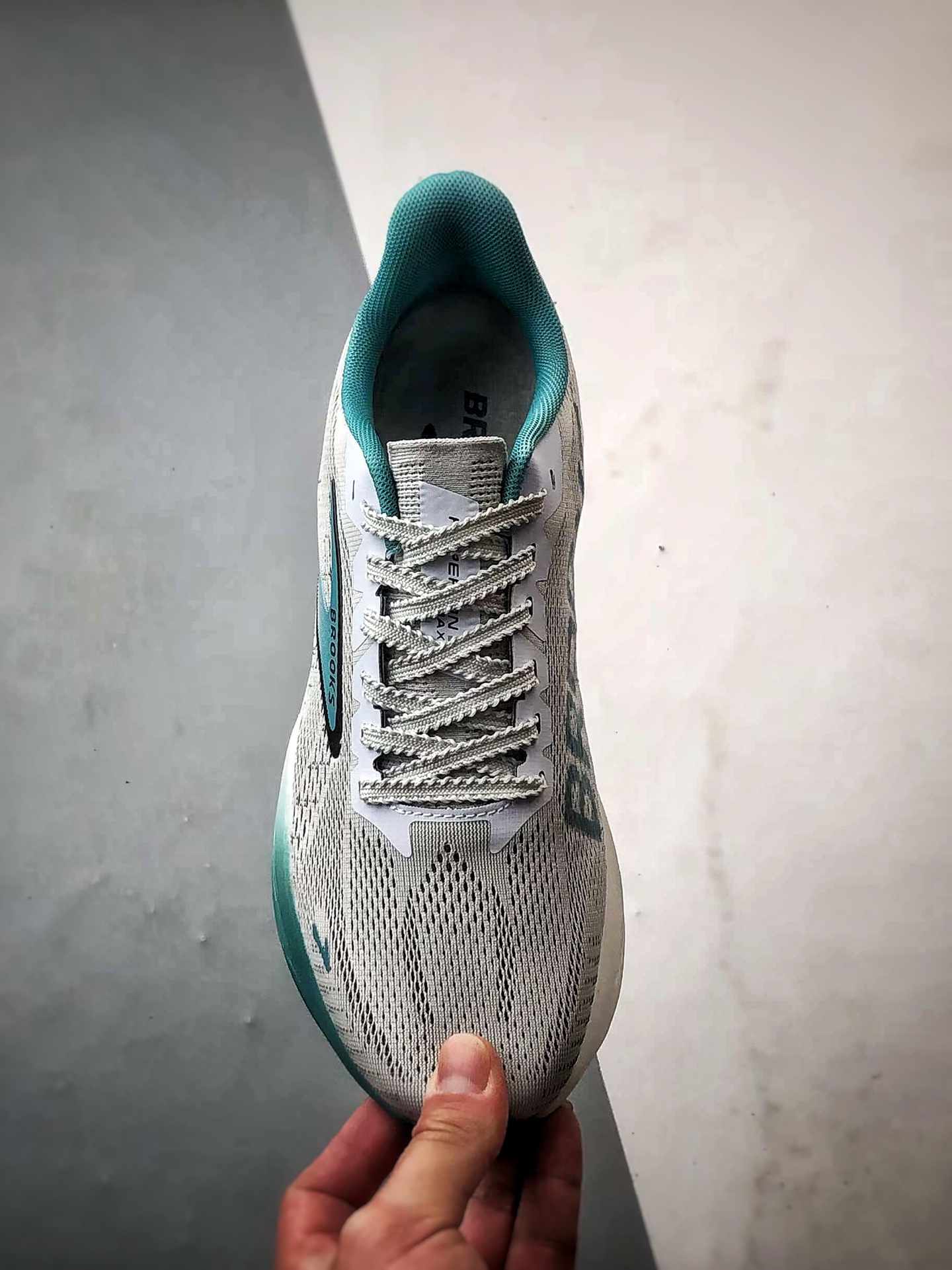 200 Brooks/布鲁克斯 Hyperion Max 2 灰绿 马拉松竞速专业透气跑步鞋