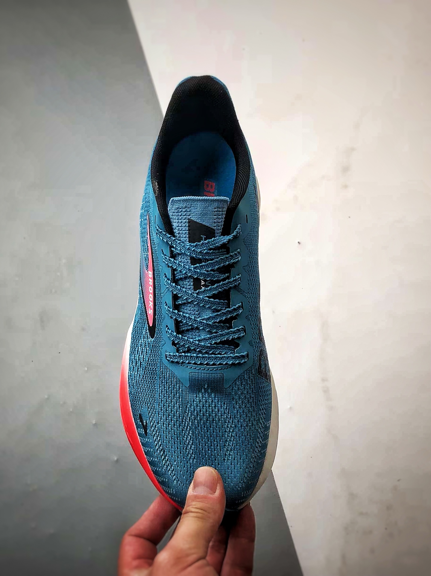 200 Brooks/布鲁克斯 Hyperion Max 2 蓝红 马拉松竞速专业透气跑步鞋