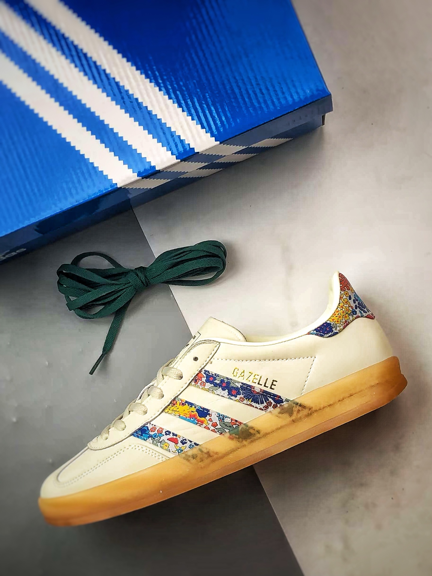200 AD Originals Gazelle Indoor 米彩 三叶草复古休闲运动板鞋 JH7370