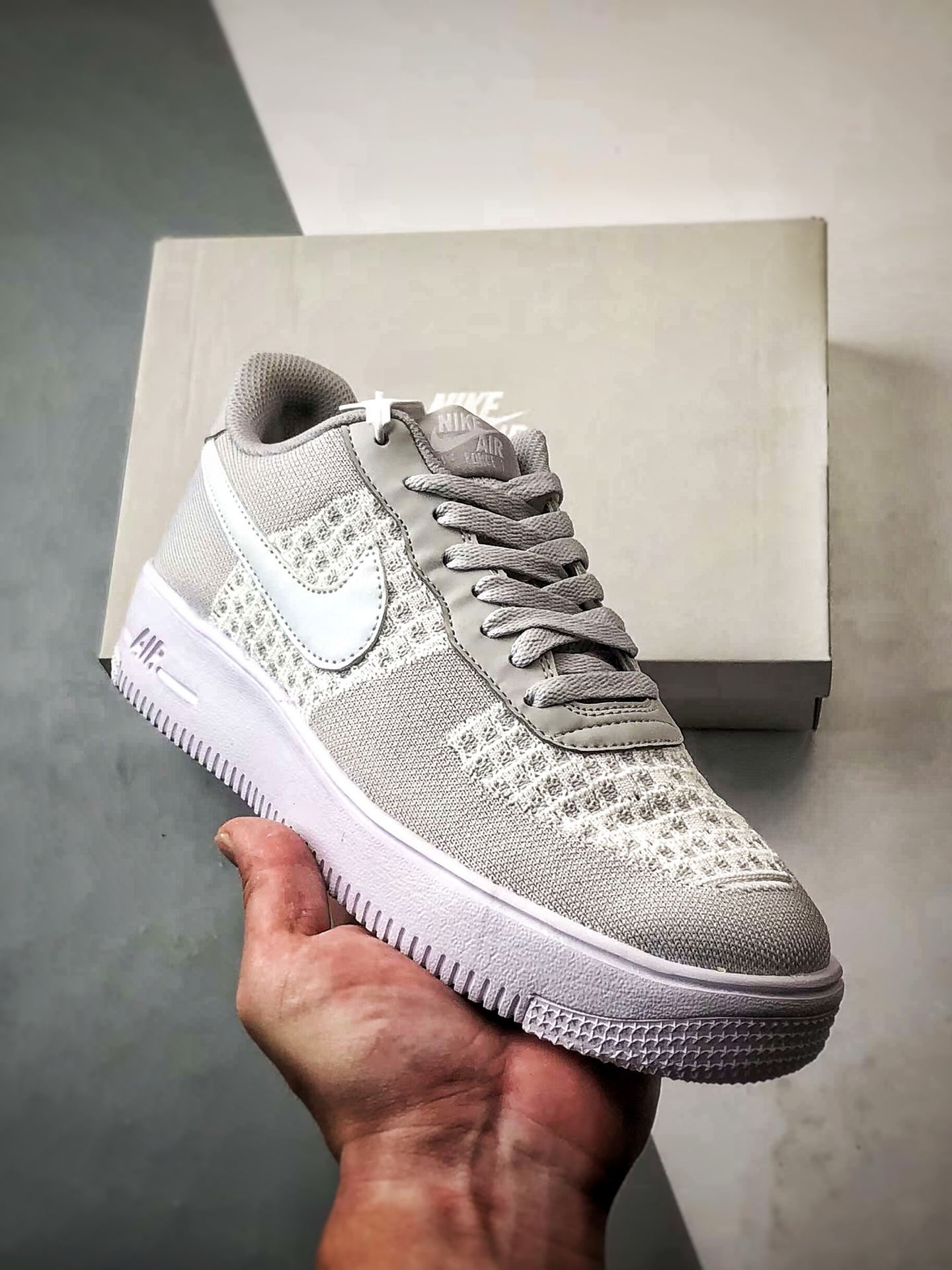 200 Air Force 1 Flyknit 2.0 飞线轻量化灰白 CI0051-500
