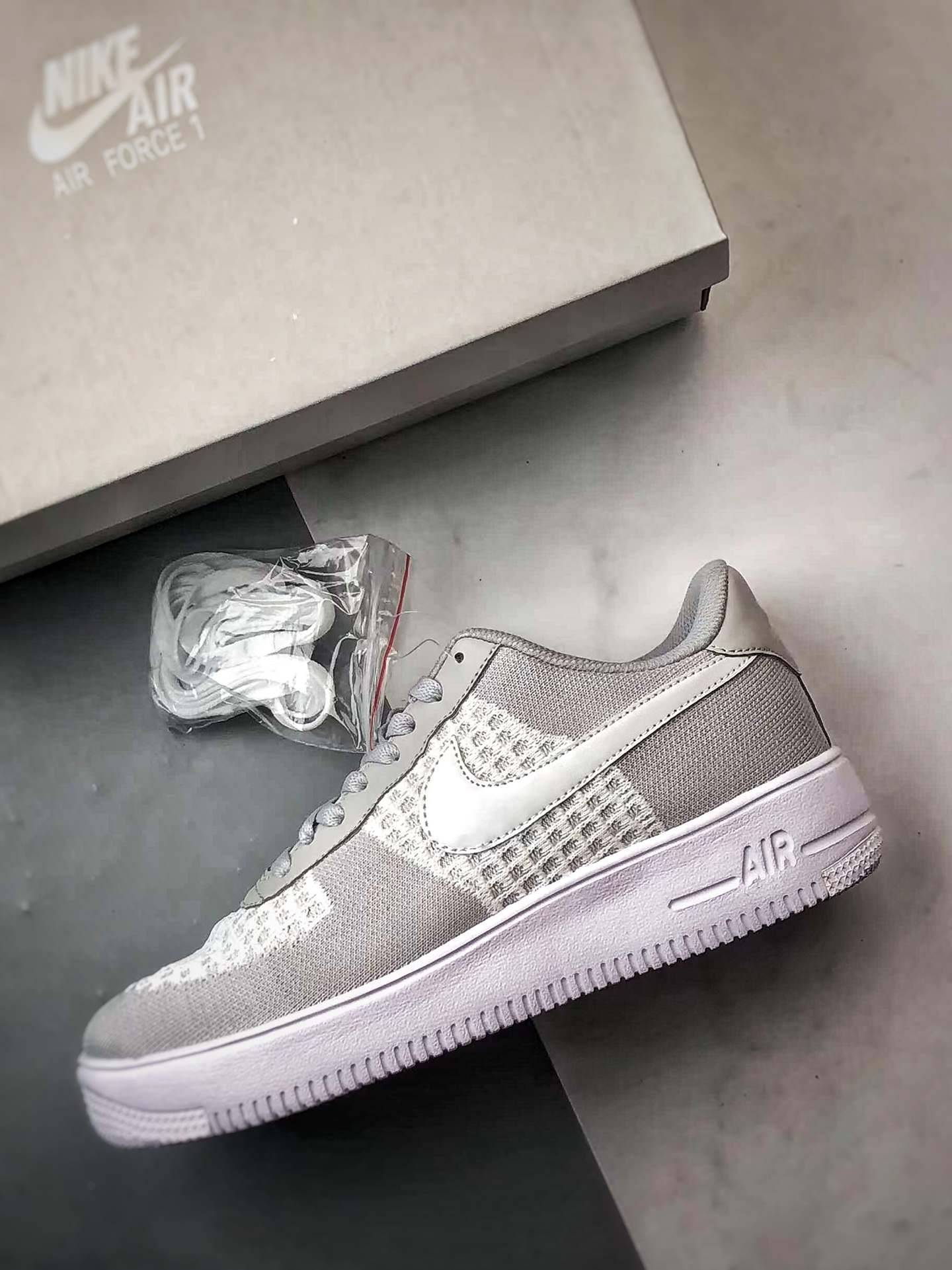 200 Air Force 1 Flyknit 2.0 飞线轻量化灰白 CI0051-500