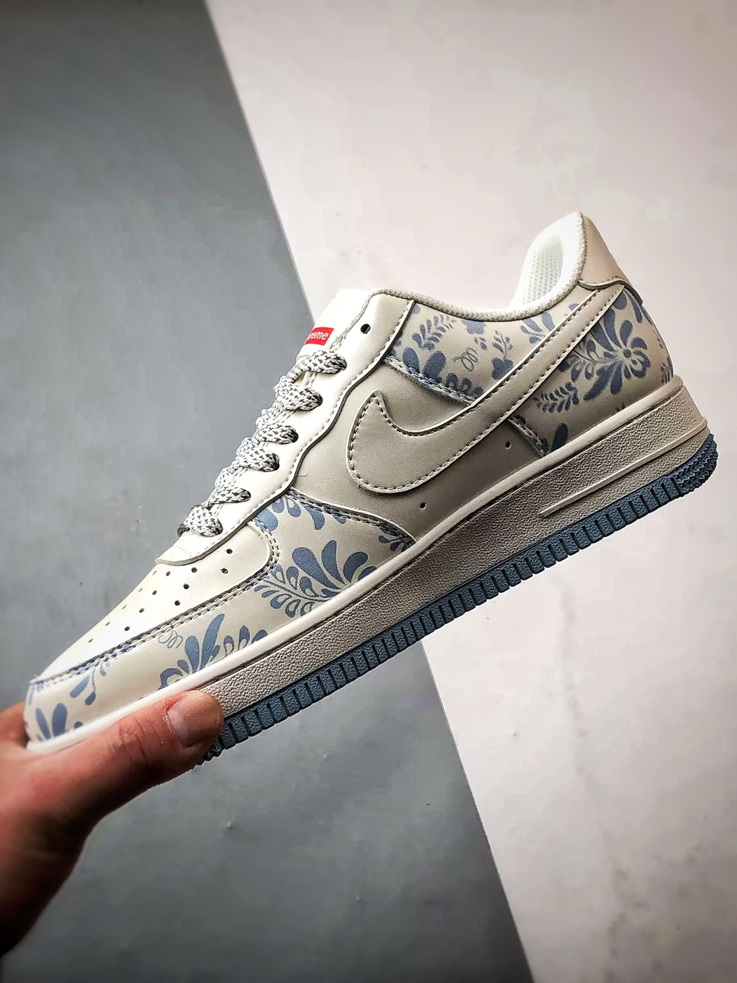 280 Sup x Air Force 1 Low 白蓝印花 XX3168-137