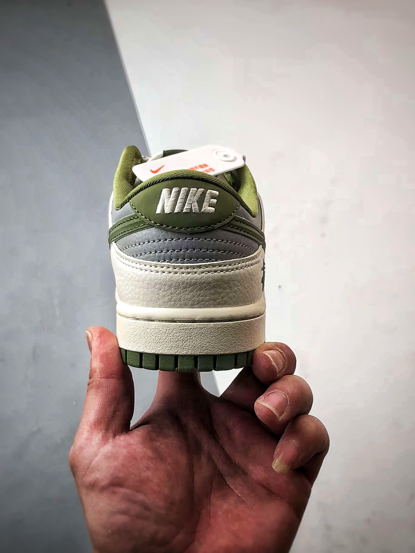 290 NK Dunk Low Retro ”DIY高端定制” 斯图西米白绿 低帮休闲运动板鞋 XS6089-538