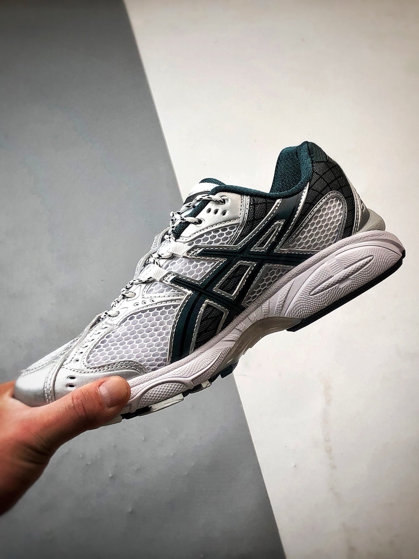 230 Asics Gel-Nimbus 10.1 森林绿 亚瑟士复古先锋潮流拼接休闲跑步鞋
