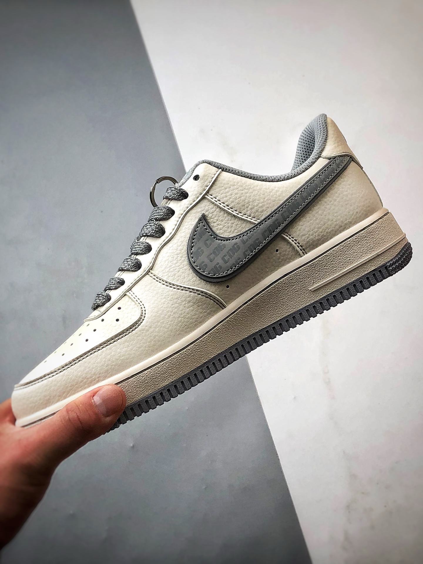 280 TNF x Air Force 1 Low 米灰印字反光钩 HH7518-052