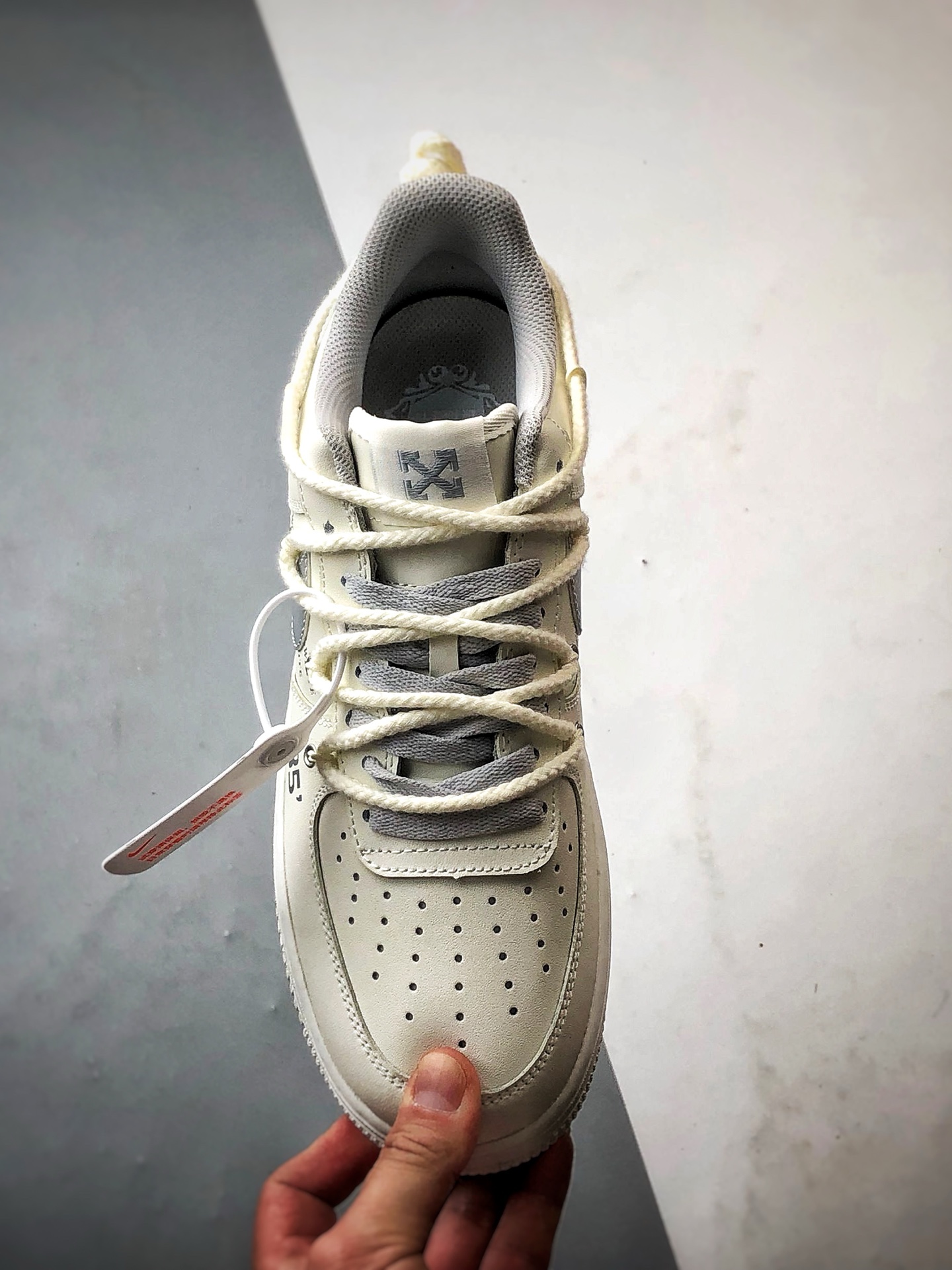 Air Force 1 Low OW米白银解构 TX-589633