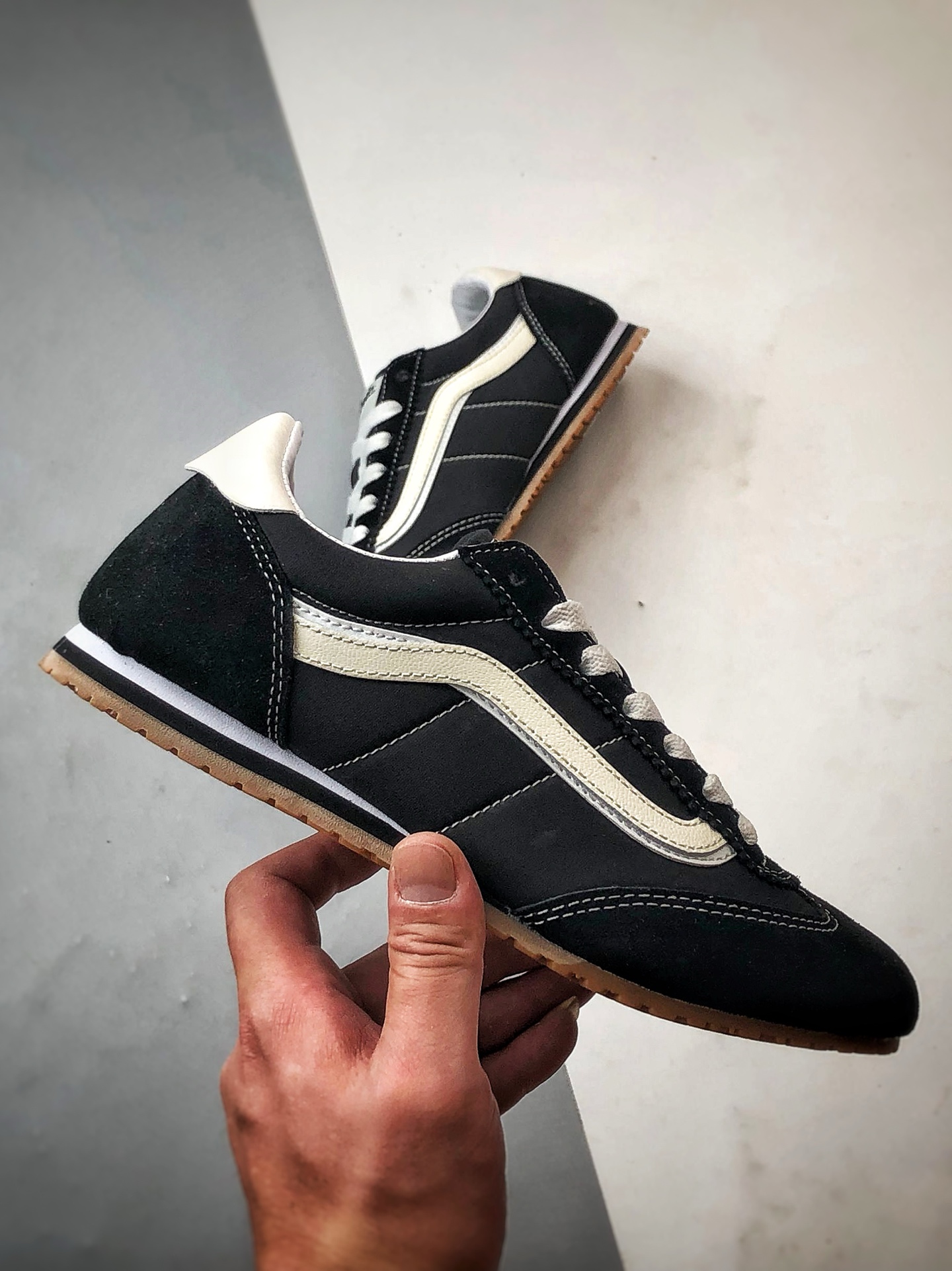 150 Vans Super LowPro黑色 官方新款 复古薄底德训鞋系列
