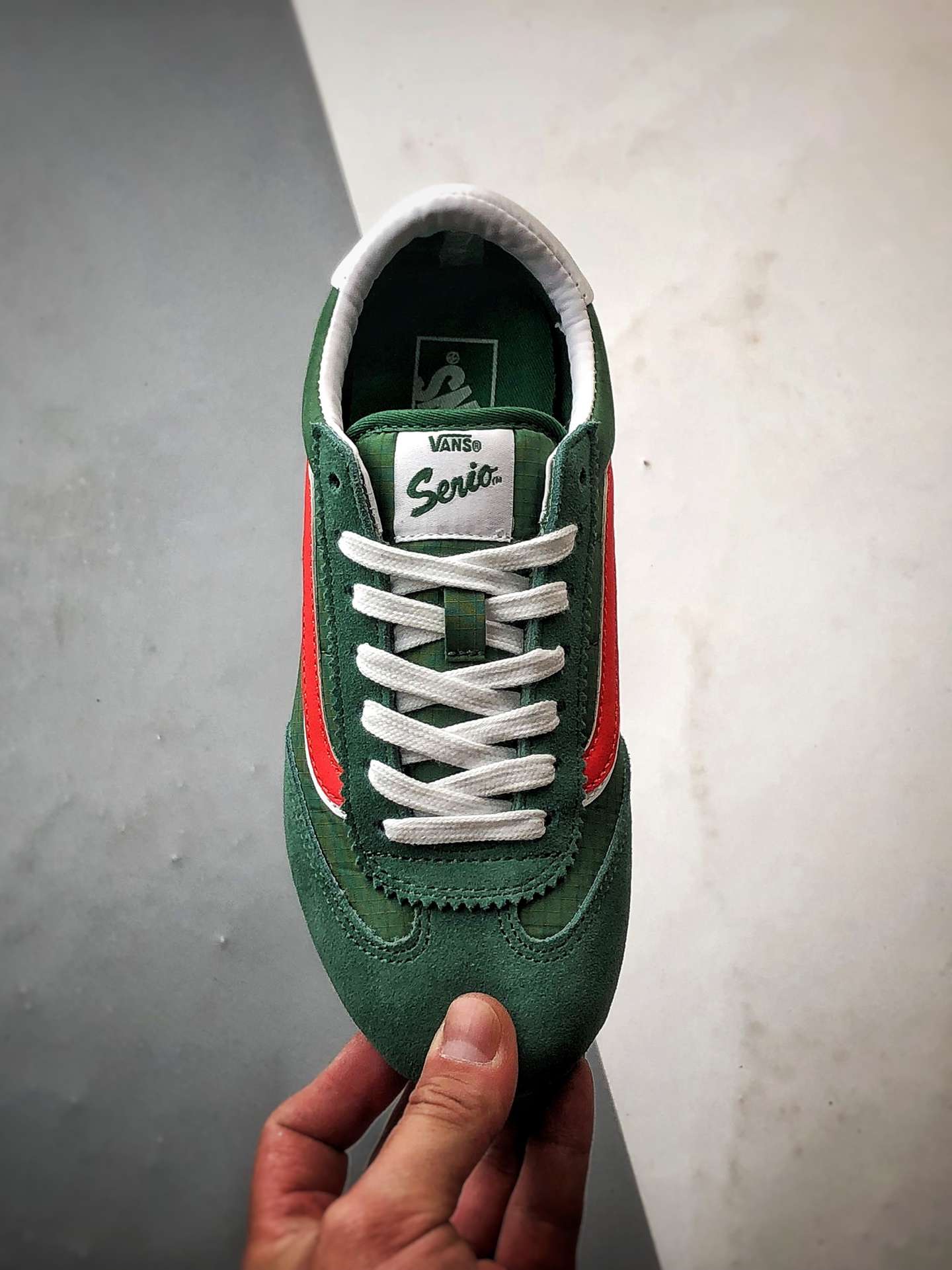 170 Vans Super LowPro绿色 官方新款 复古薄底德训鞋系列