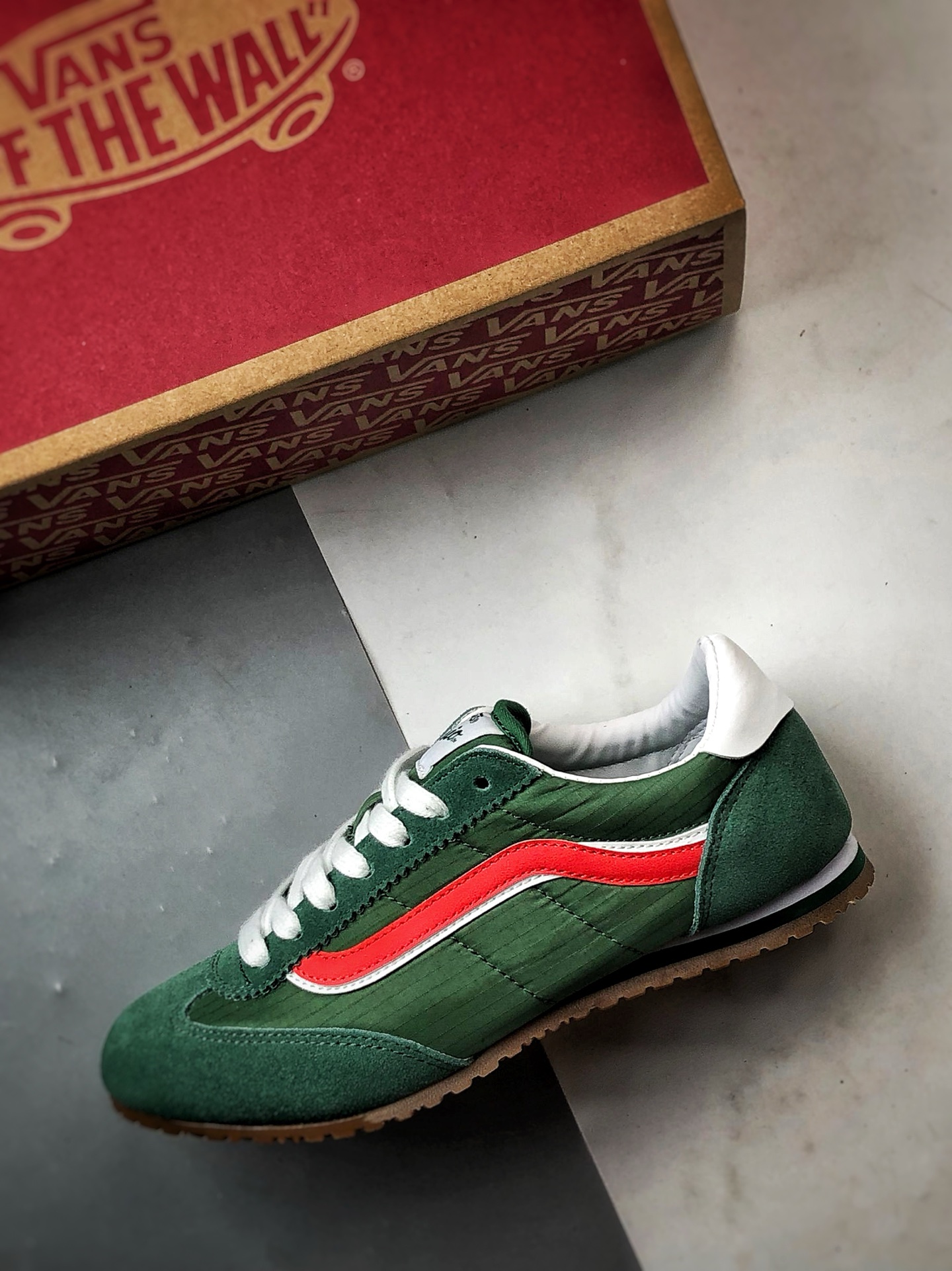 170 Vans Super LowPro绿色 官方新款 复古薄底德训鞋系列