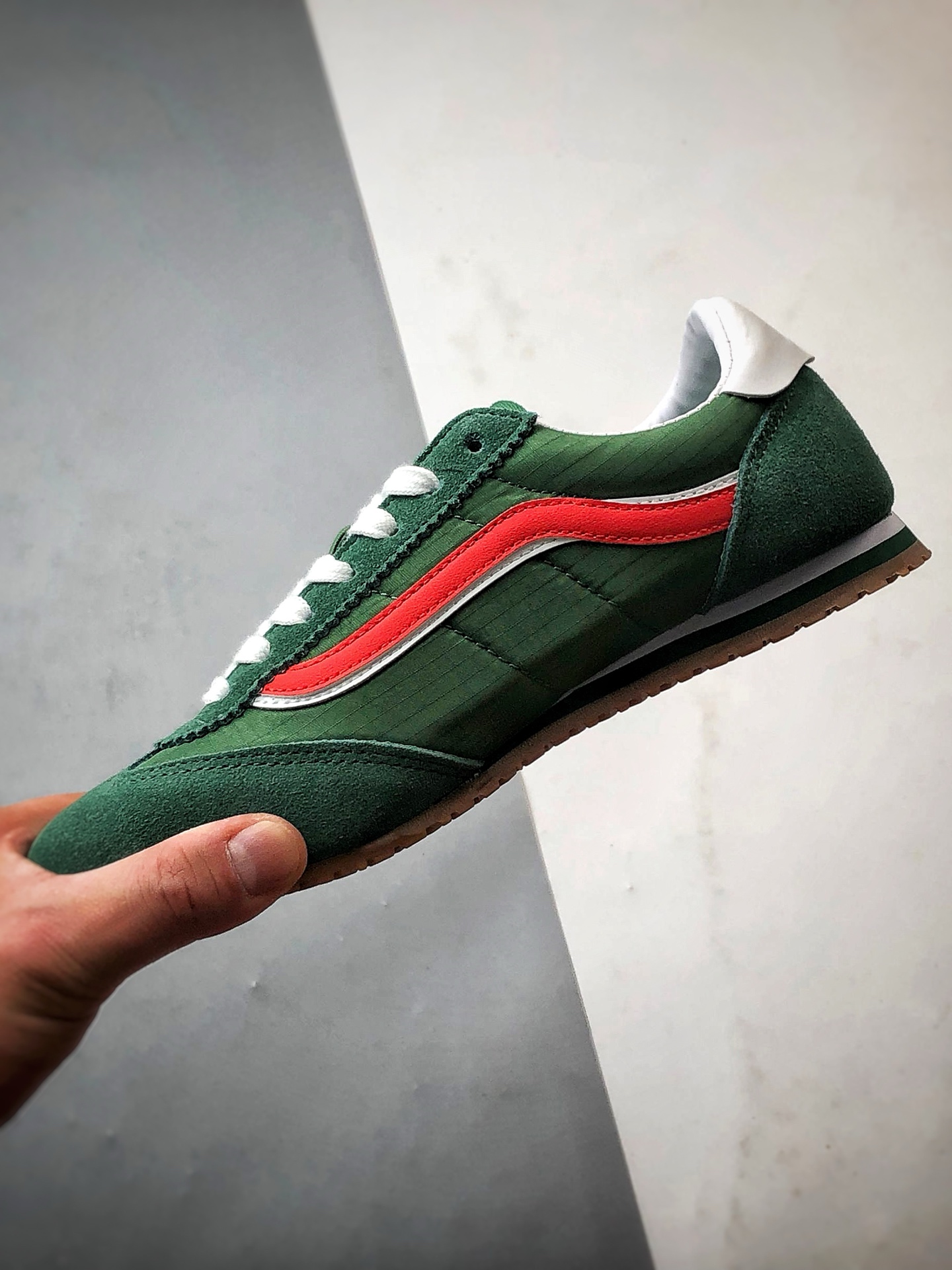 170 Vans Super LowPro绿色 官方新款 复古薄底德训鞋系列