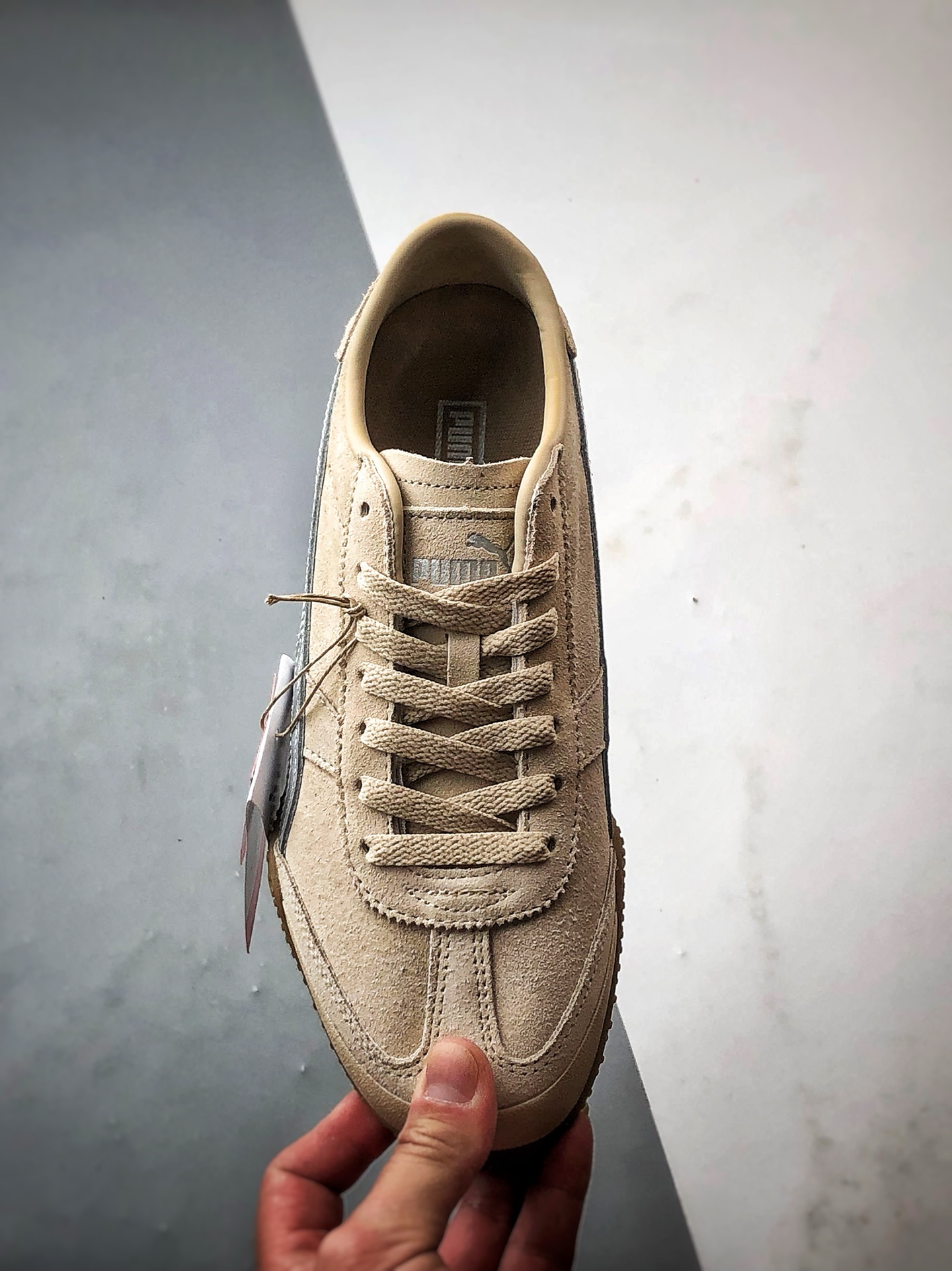 170 Puma Bella UT Suede 卡其色 低帮时尚百搭生活休闲薄底鞋 402980-02