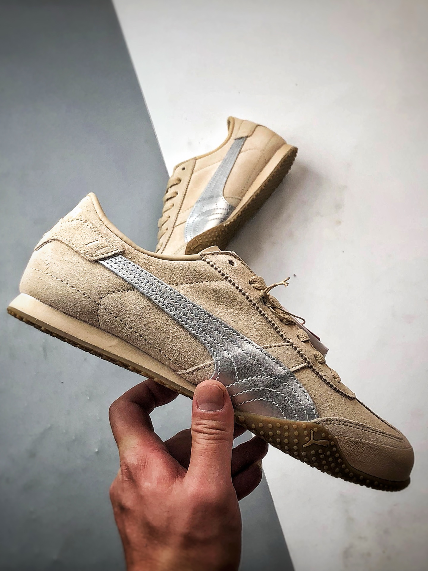 170 Puma Bella UT Suede 卡其色 低帮时尚百搭生活休闲薄底鞋 402980-02