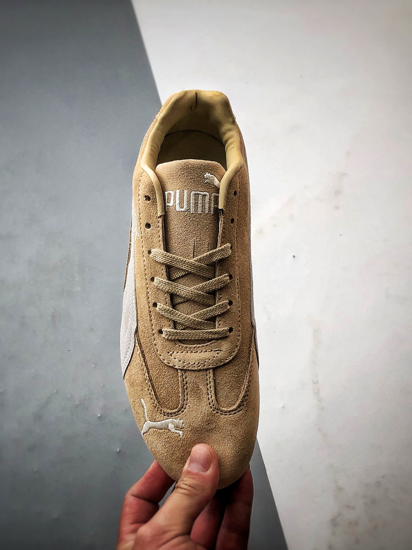 180 Puma Speedcet 棕褐色 彪马低帮复古运动休闲赛车跑鞋 403903-02
