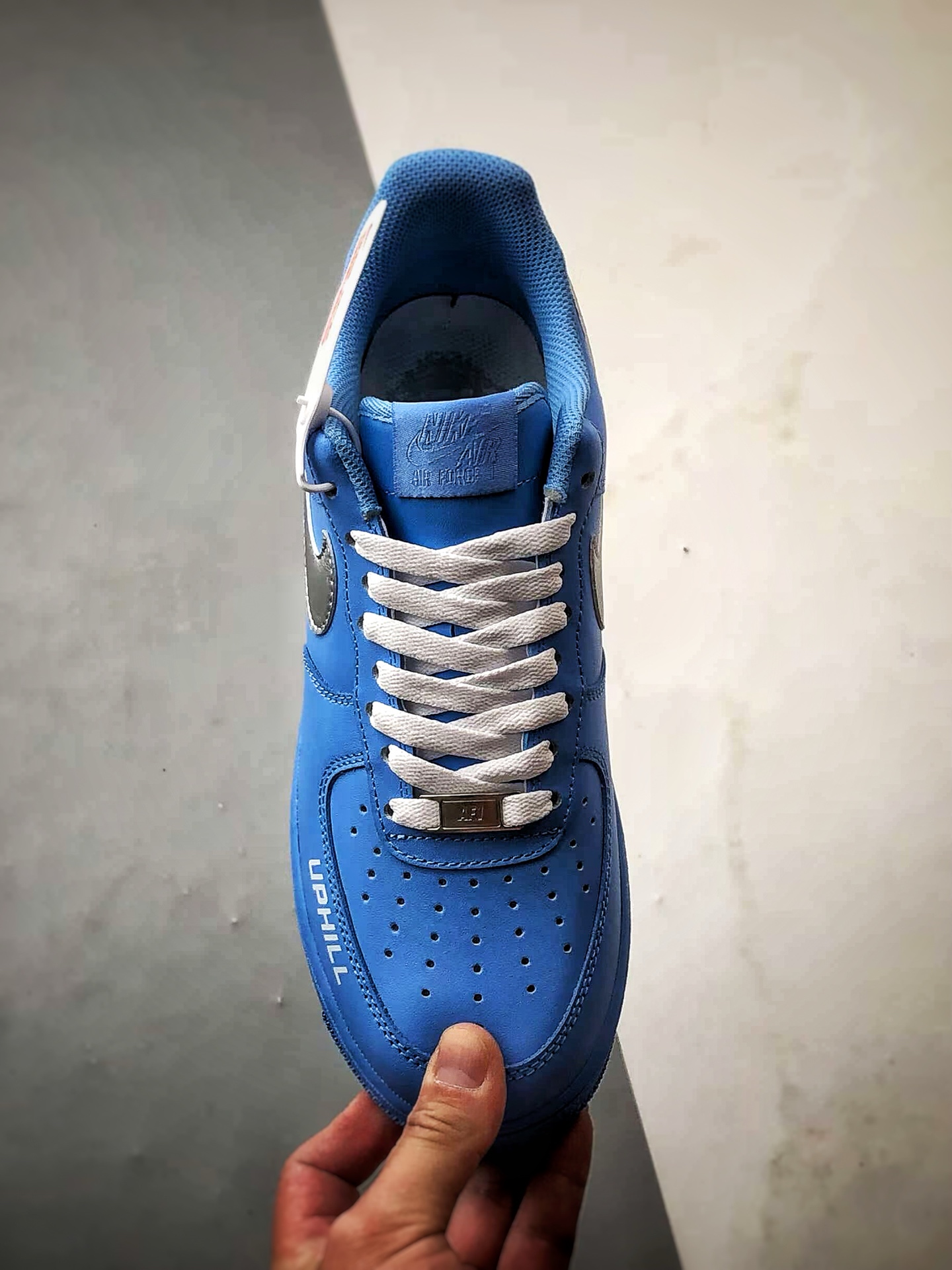 280 定制球鞋Air Force 1 Low 冰岛蓝调 蛇年蓝银 经典休闲运动板鞋 ZH0316-070