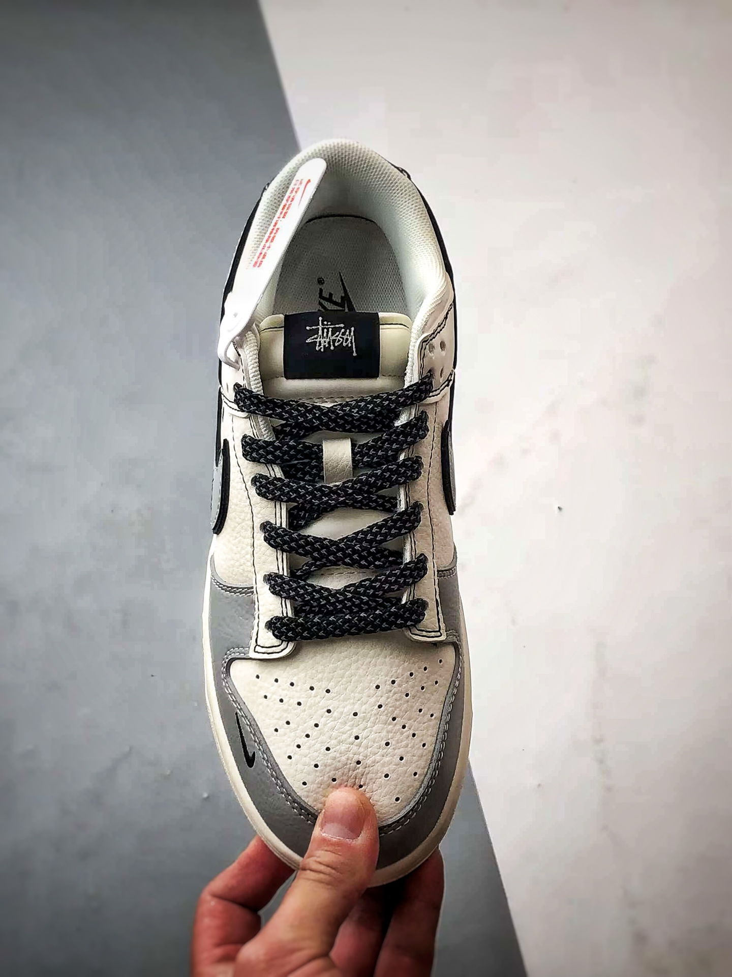290 NK Dunk Low Retro ”DIY高端定制” 斯图西米灰黑 低帮休闲运动板鞋 ZH2598-227
