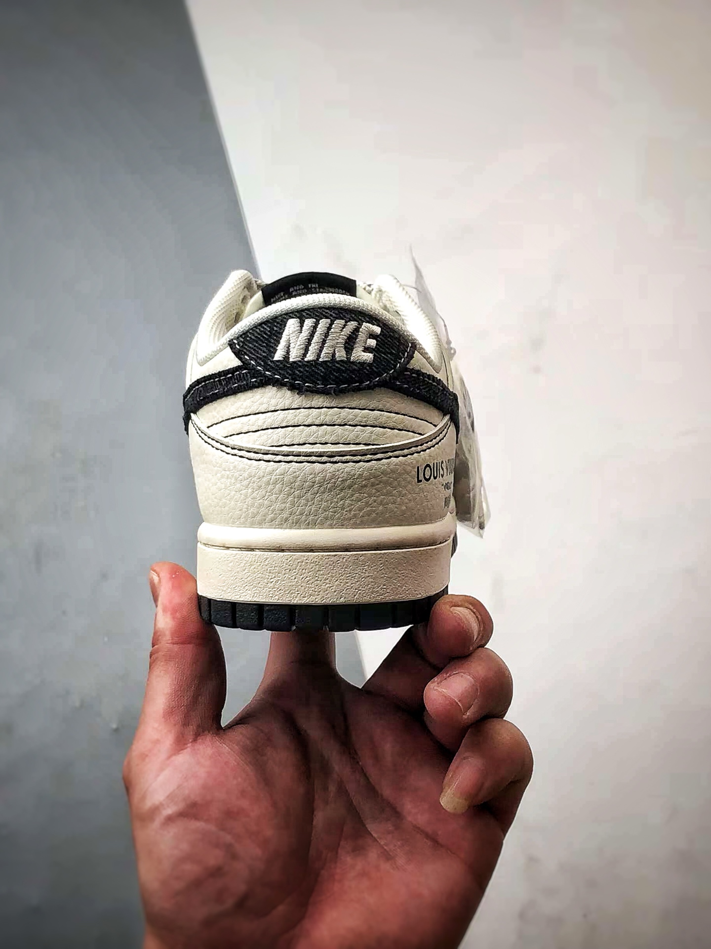 290 NK Dunk Low Retro ”DIY高端定制” LV牛仔米白黑 低帮休闲运动板鞋 FC1688-223