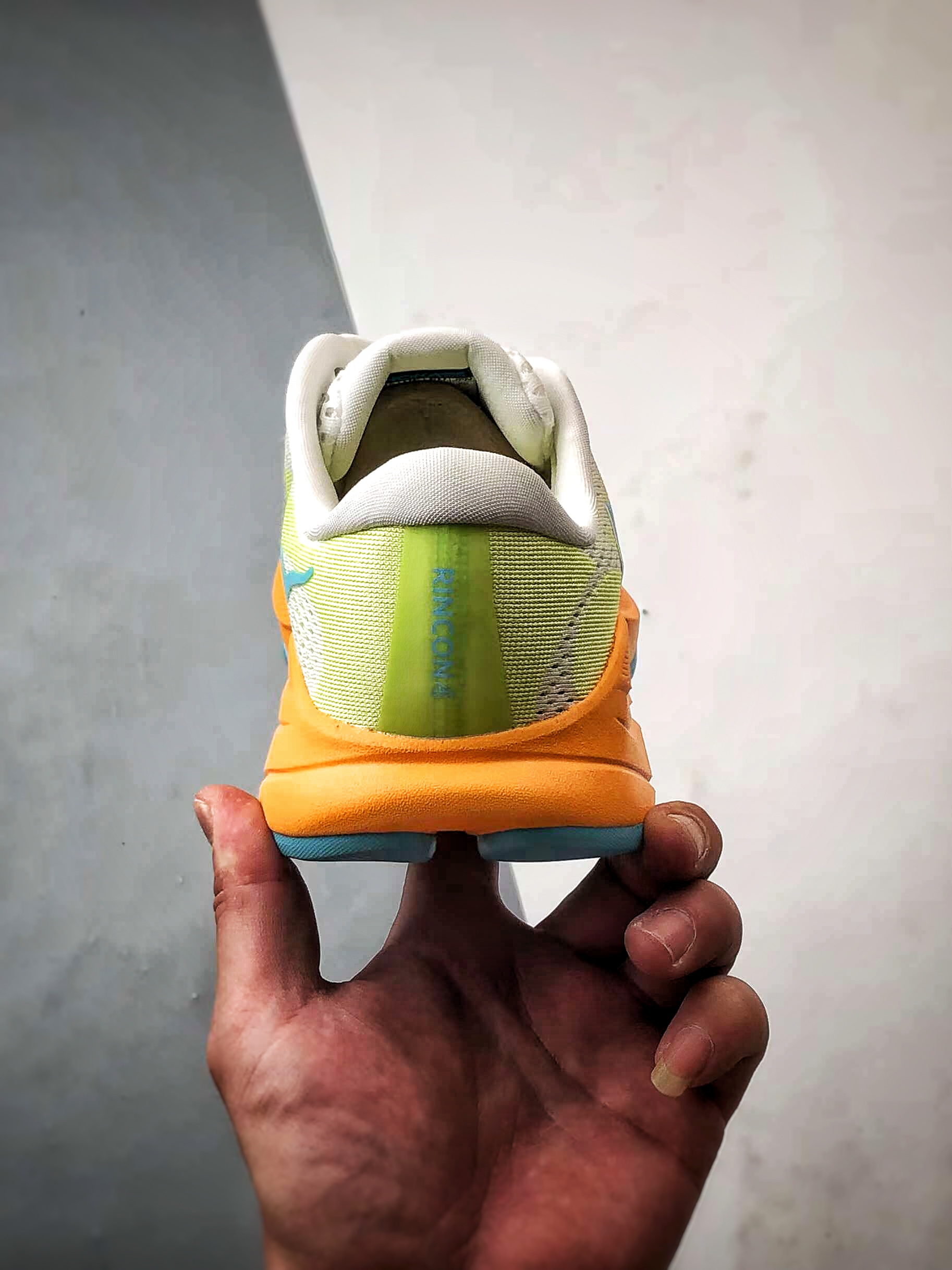 240 Hoka One One Rincon 4 浅绿橙 林康4代公路休闲跑步鞋 1155130-TFLT