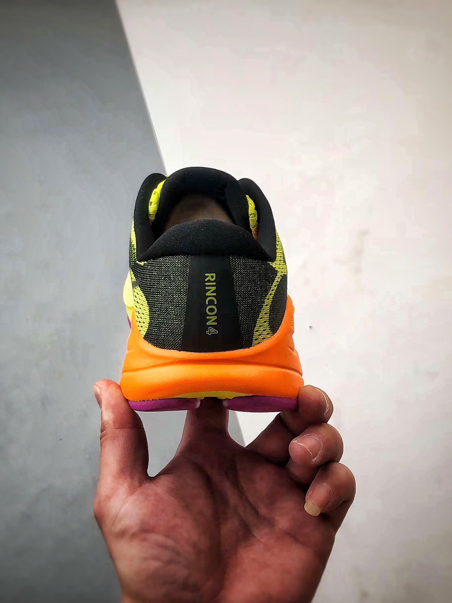 240 Hoka One One Rincon 4 黄橙紫 林康4代公路休闲跑步鞋 1155130-HKC
