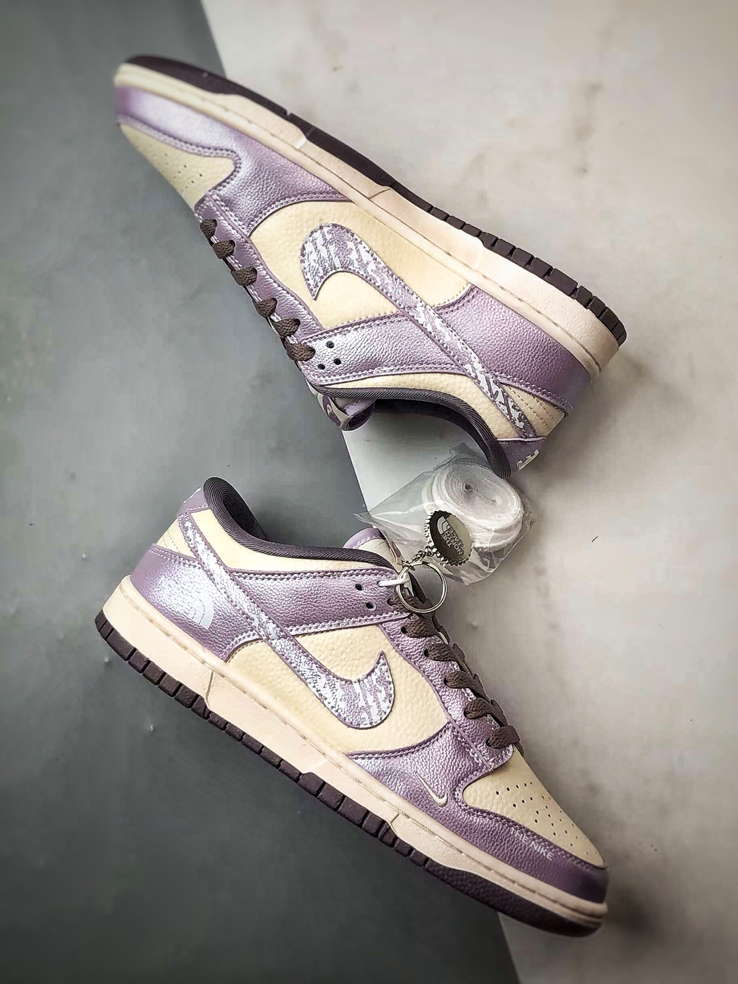 290 NK Dunk Low Retro ”DIY高端定制” 北面米白紫 低帮休闲运动板鞋 KK1333-039