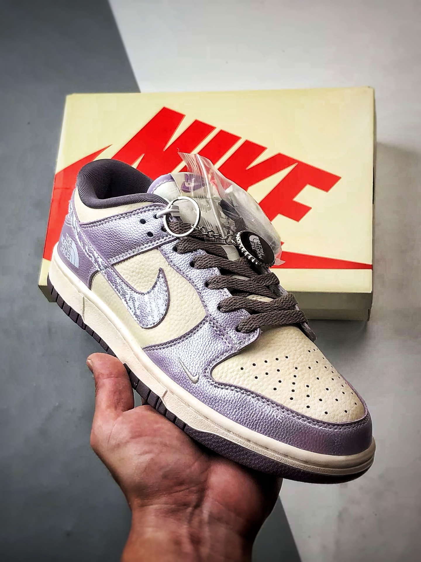 290 NK Dunk Low Retro ”DIY高端定制” 北面米白紫 低帮休闲运动板鞋 KK1333-039