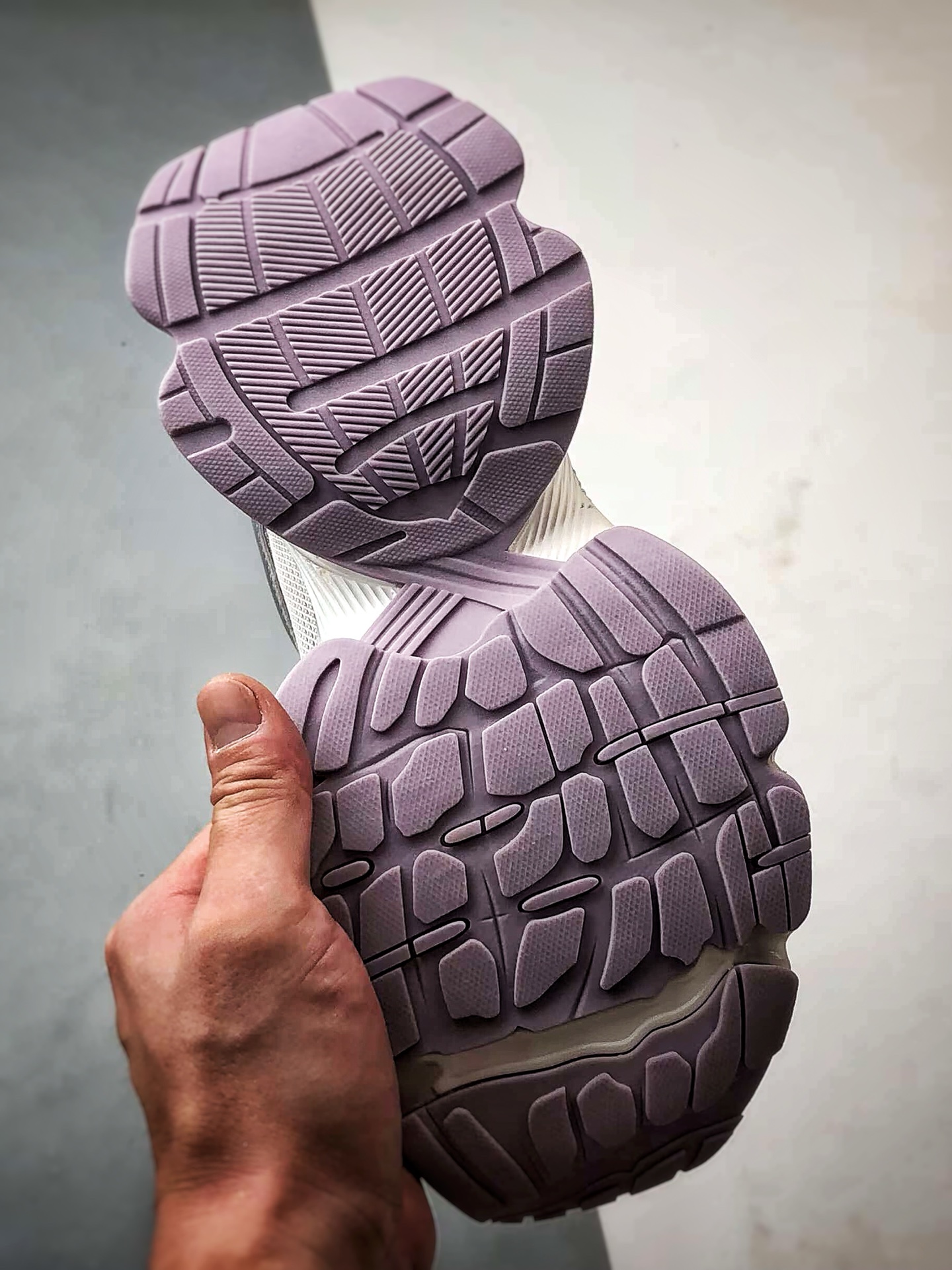 240 GG-CC 星河粒子系列 银紫 月牙底绑带休闲运动老爹鞋 5CM厚底增高 春日踏青舒适度和少女感