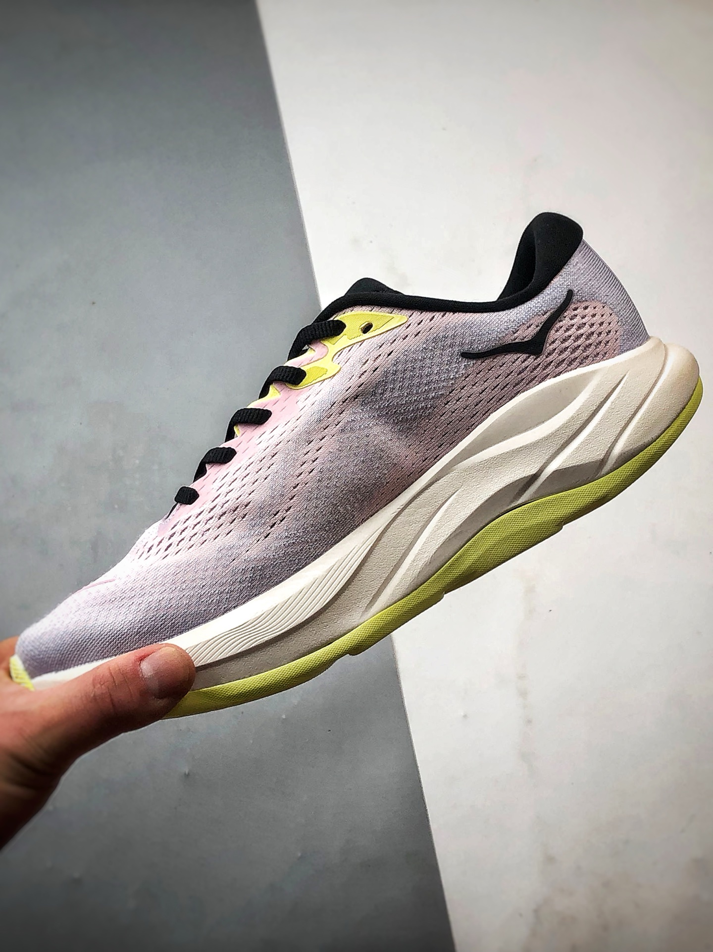 Hoka One One Rincon 4 粉黄 林康4代公路休闲跑步鞋 11551301-CTNS
