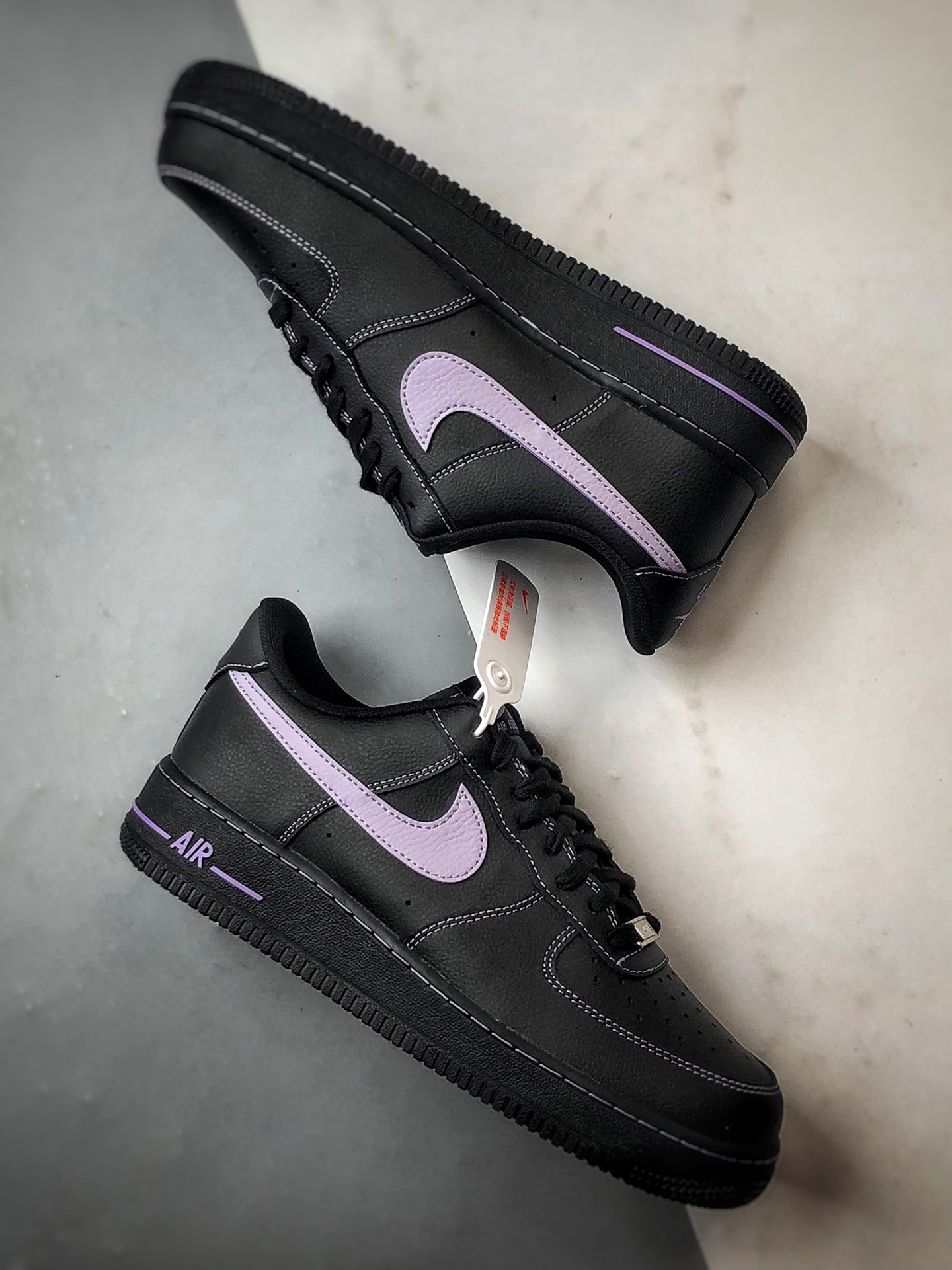 Air Force 1 '07 Low 黑紫 HQ2037-001