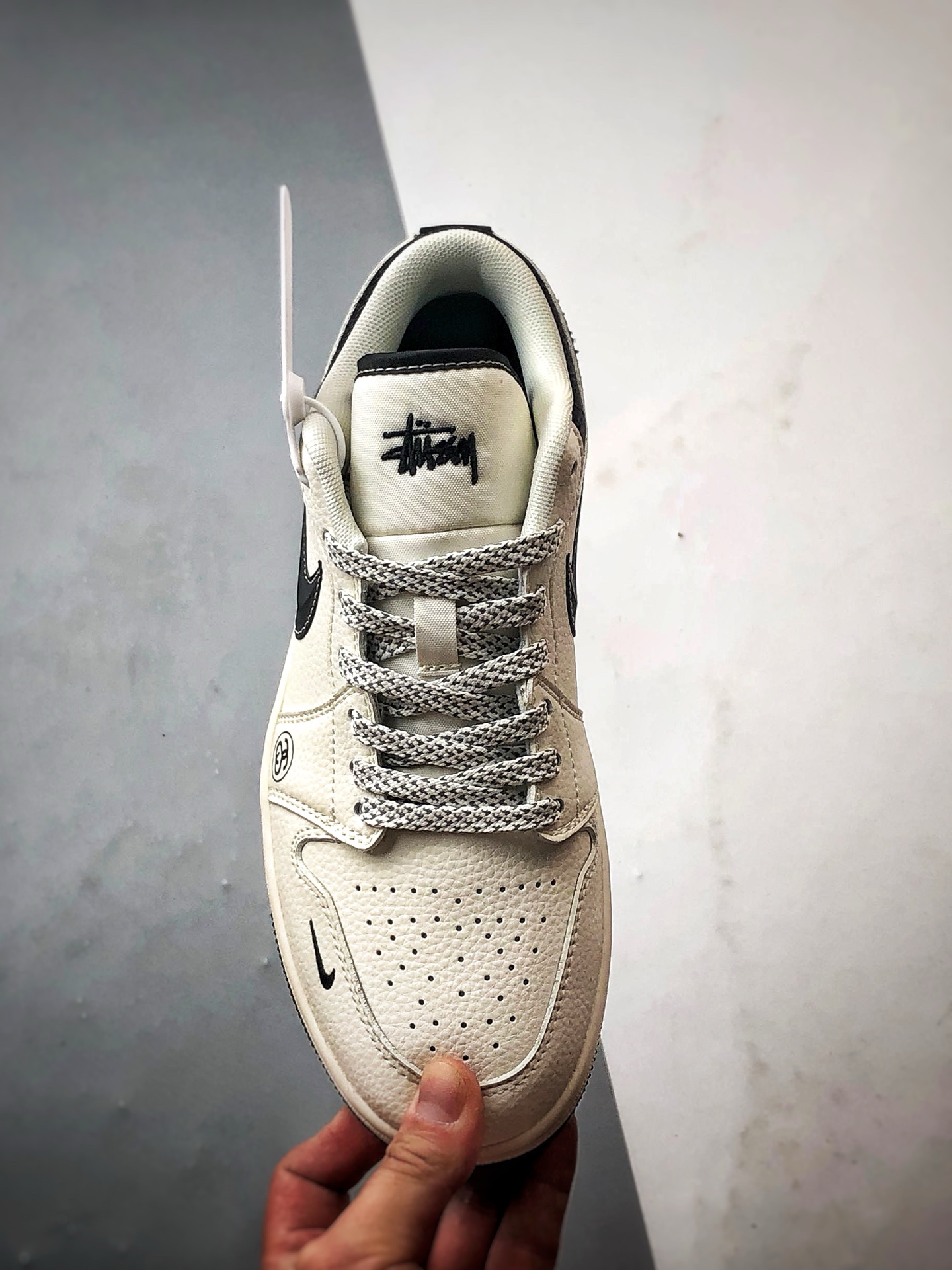 Air Jordan 1 Low ”高端定制” 斯图西牛仔米白黑 XS6086-561