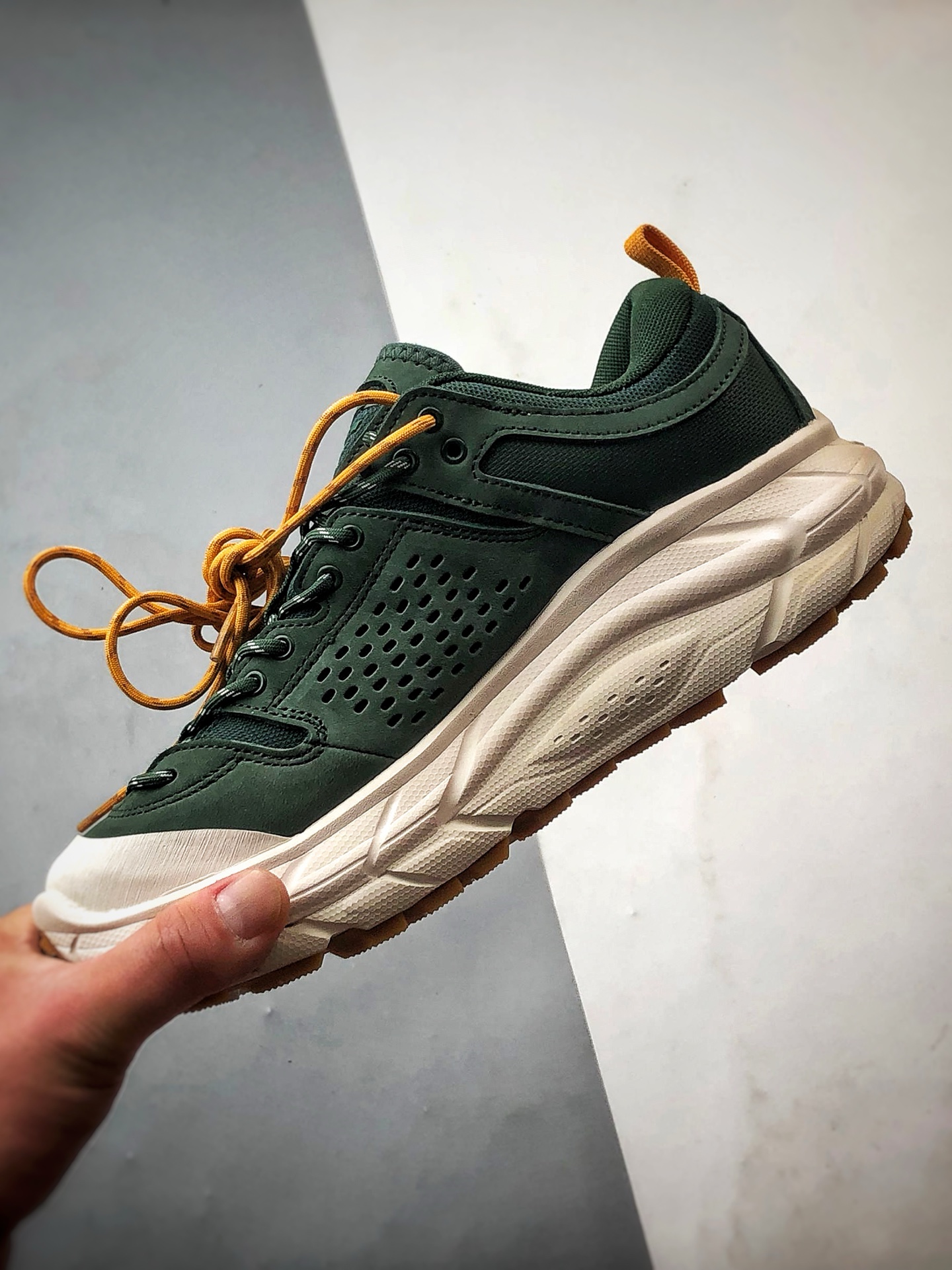 HOKA ONE ONE Tor Ultra Low 深绿色 托亚复古户外机能潮流功能鞋 1130310-MVW
