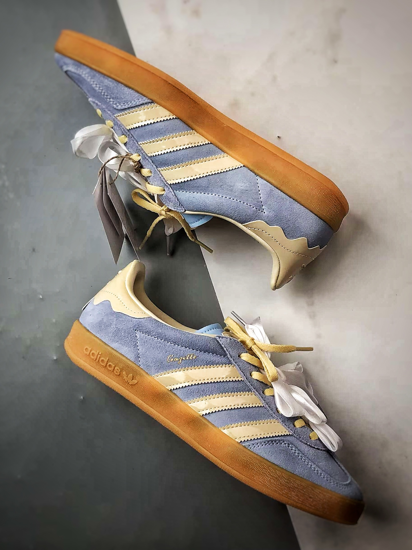 AD Originals Gazelle Indoor 海盐蓝 三叶草复古休闲运动板鞋 JR8029